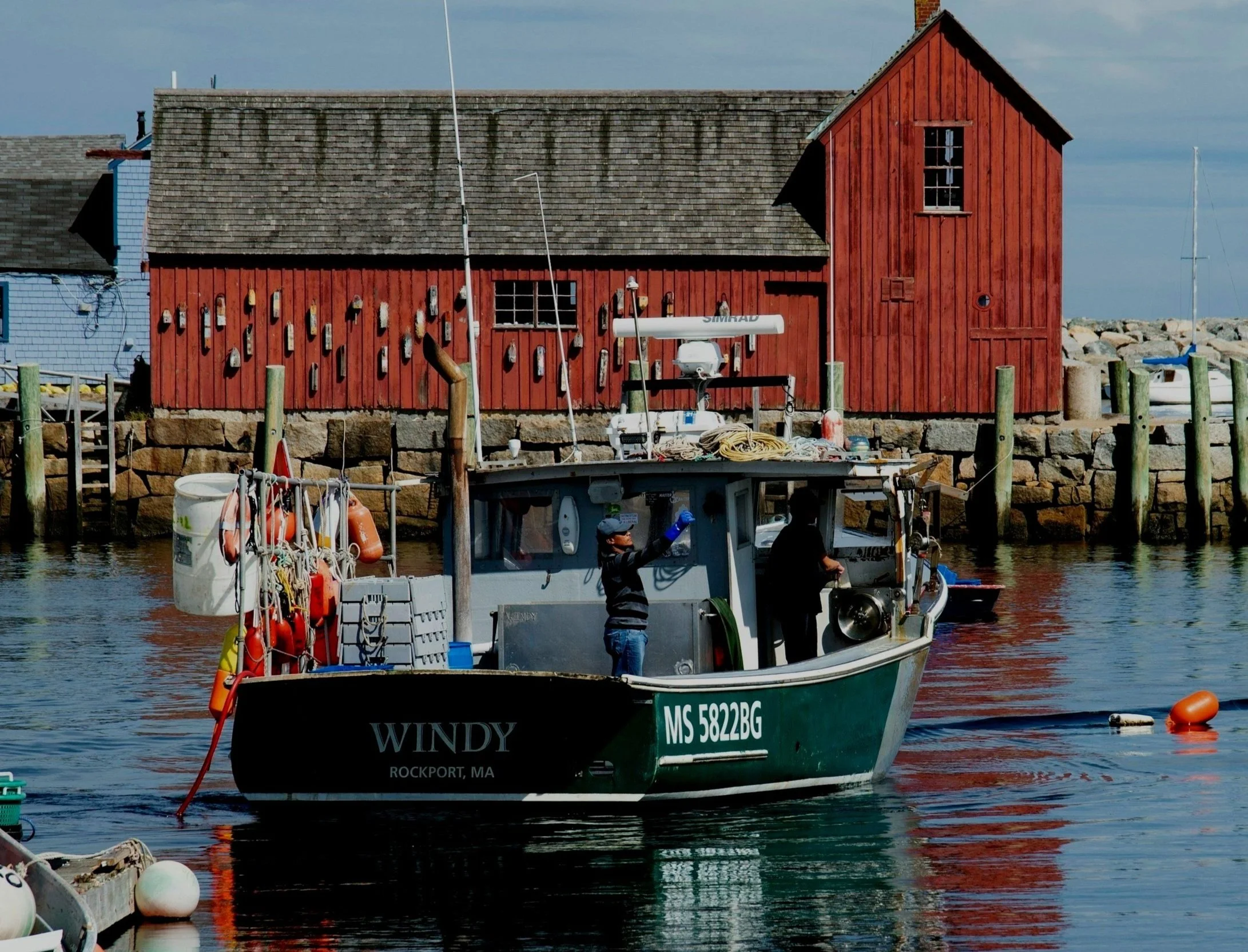 Iconic Rockport picture on St Ours Clam Broth retail box