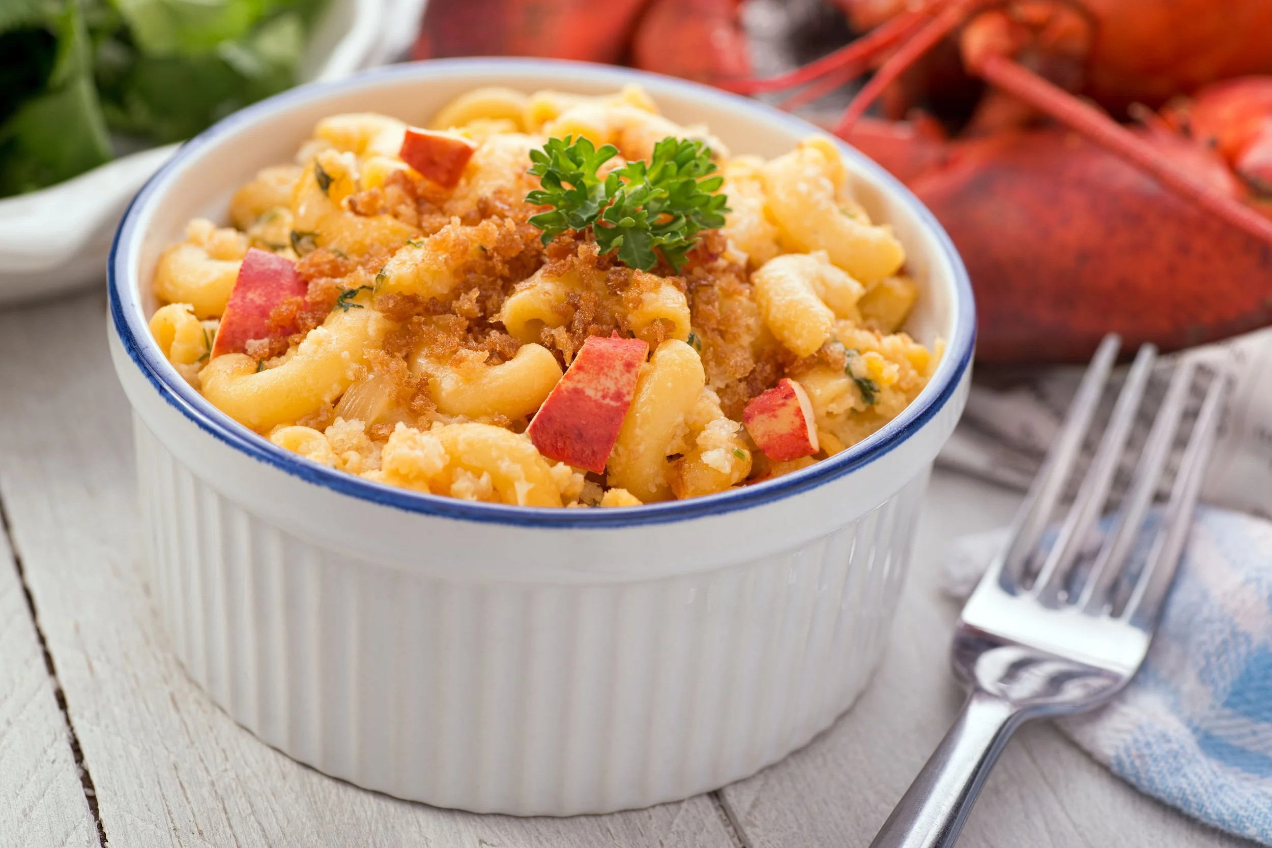 Bowl of Lobster Macaroni and Cheese Recipe