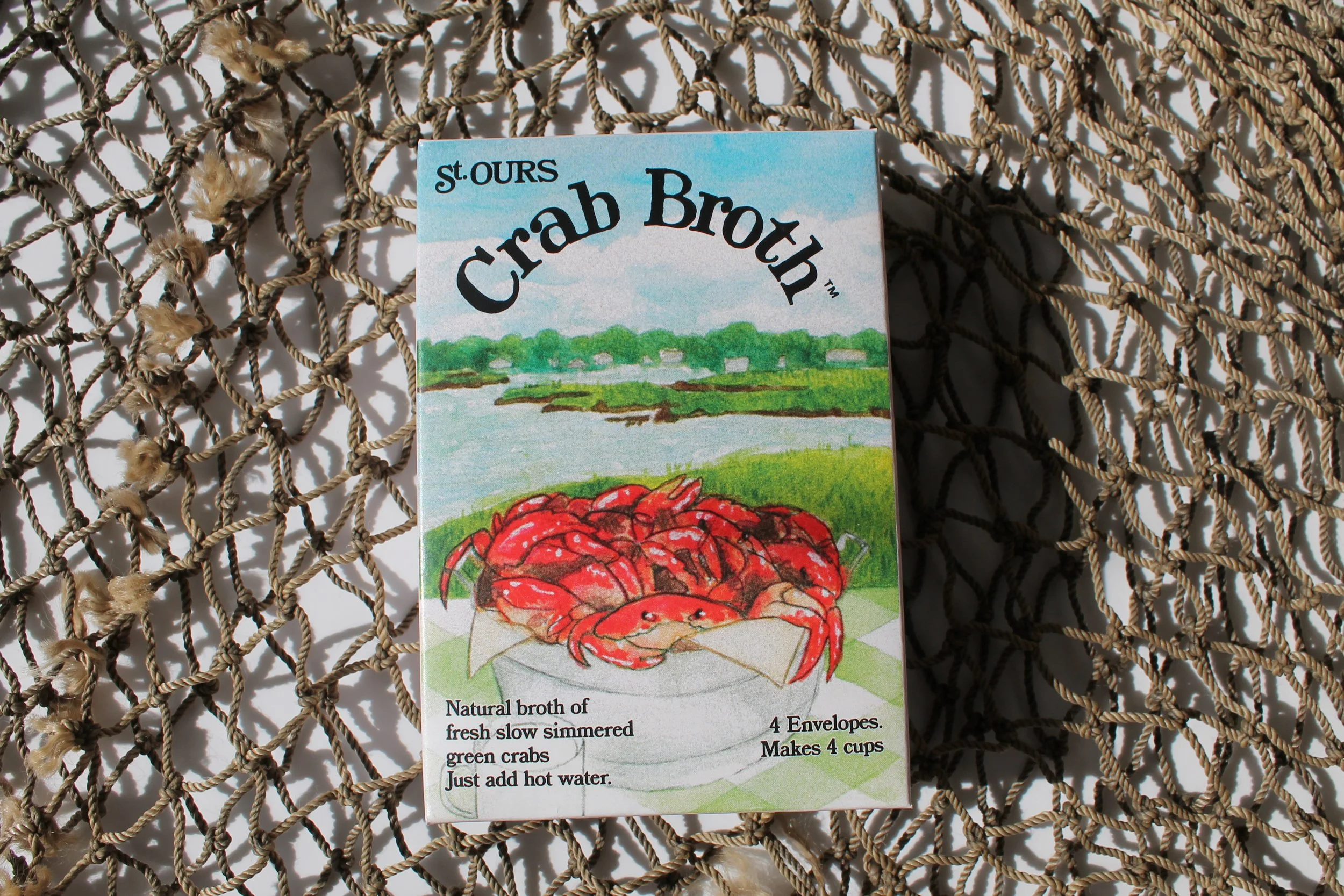 St. Ours Crab Broth made from Invasive European green crab