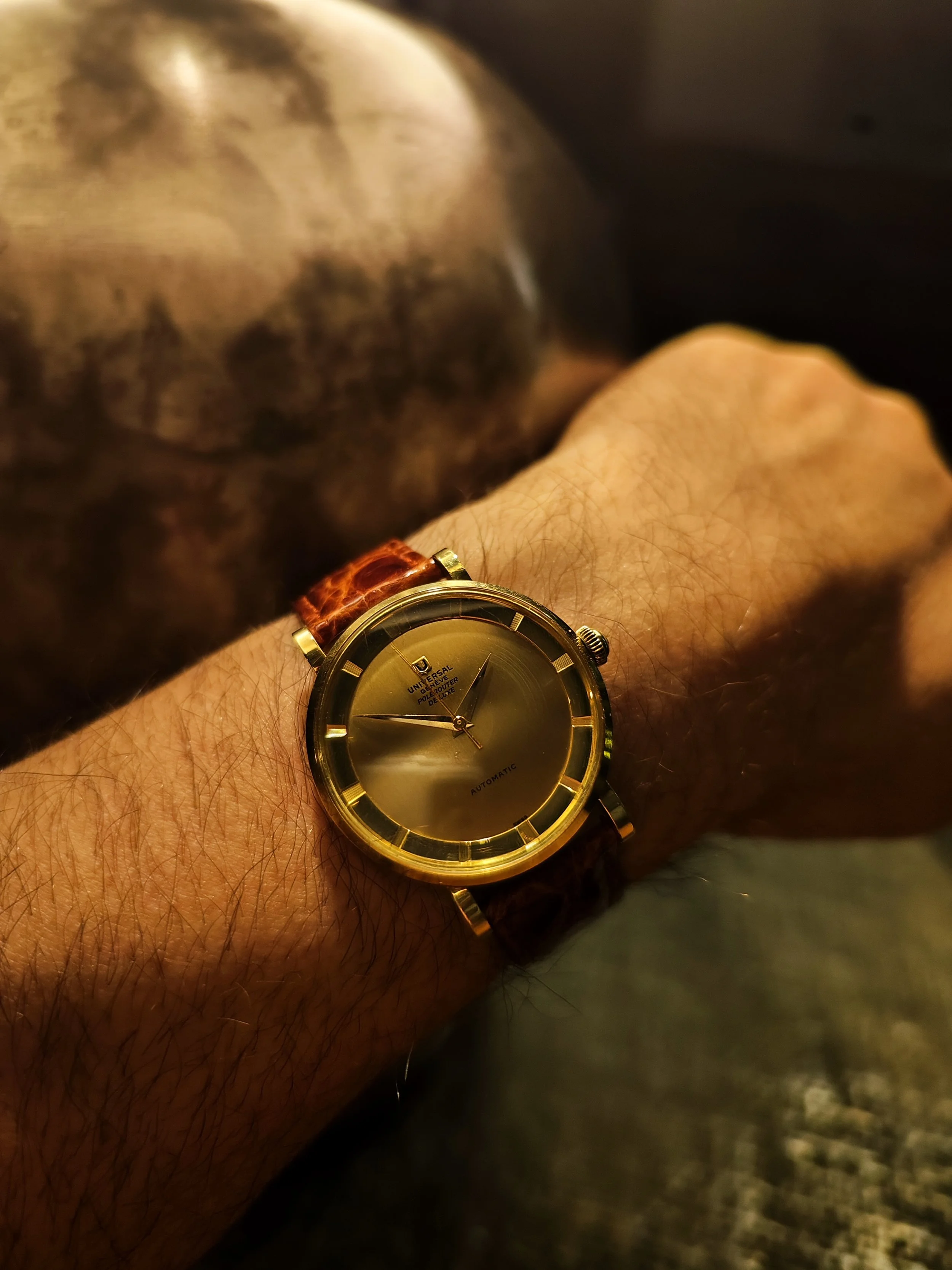 Universal Geneve, Polerouter De Luxe. 1956