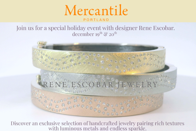 Mercantile Portland &amp; Rene Escobar Shopping Event