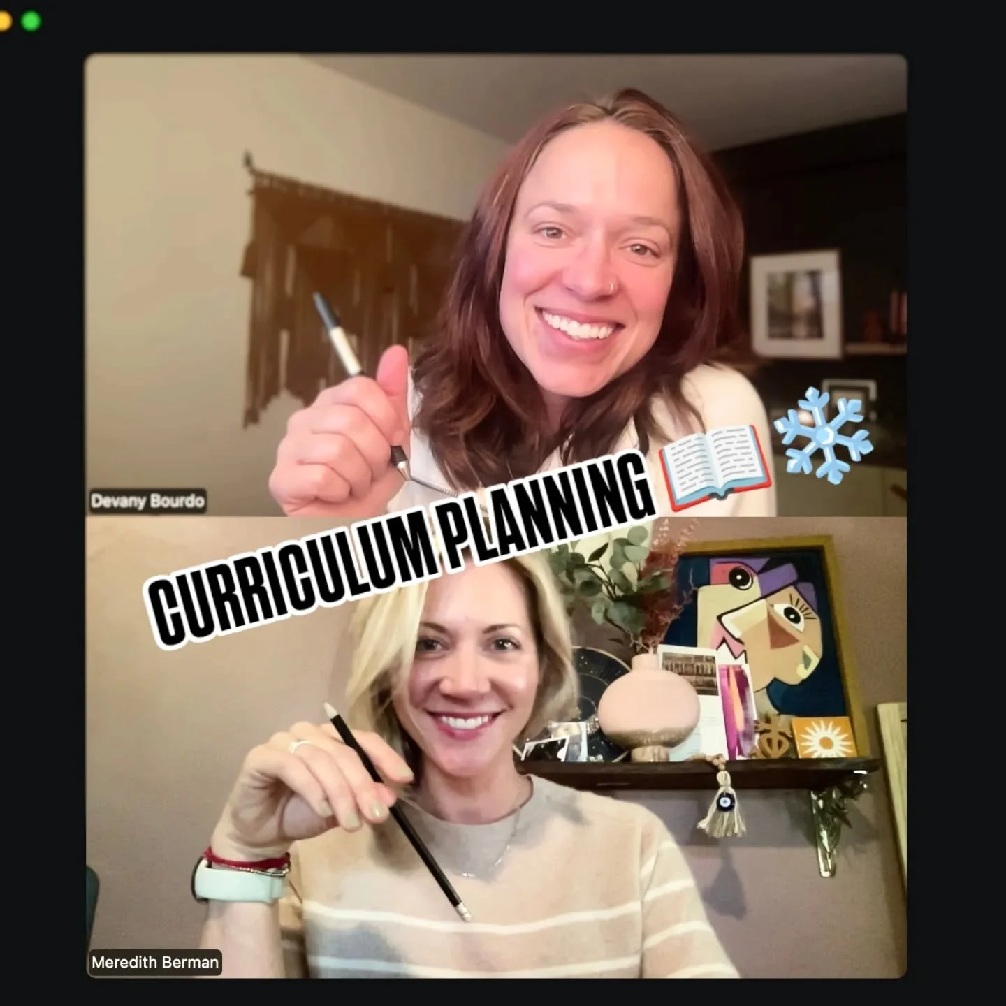Holding pencils but actually typing..... old habits die hard.  In ONE WEEK the old habits exit the building. Join us to learn how to remember you're here too this holiday season. Or you can cling to typing with pencils like we clung to burnout last s