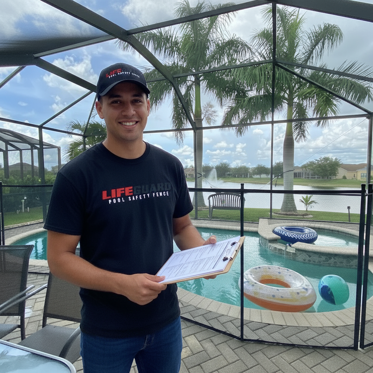 Professional family owned pool fence installation team
