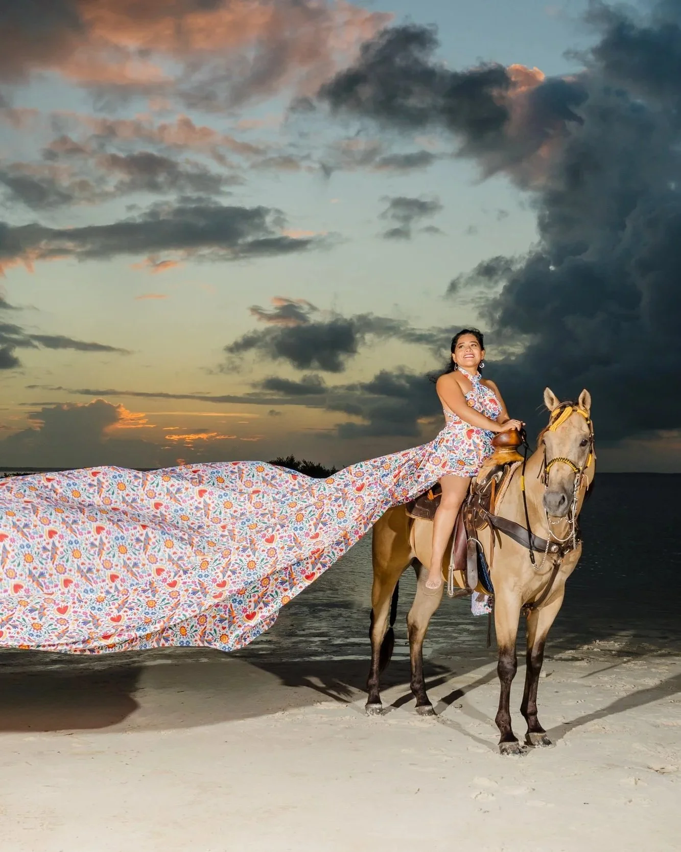 horse flying dress cancun