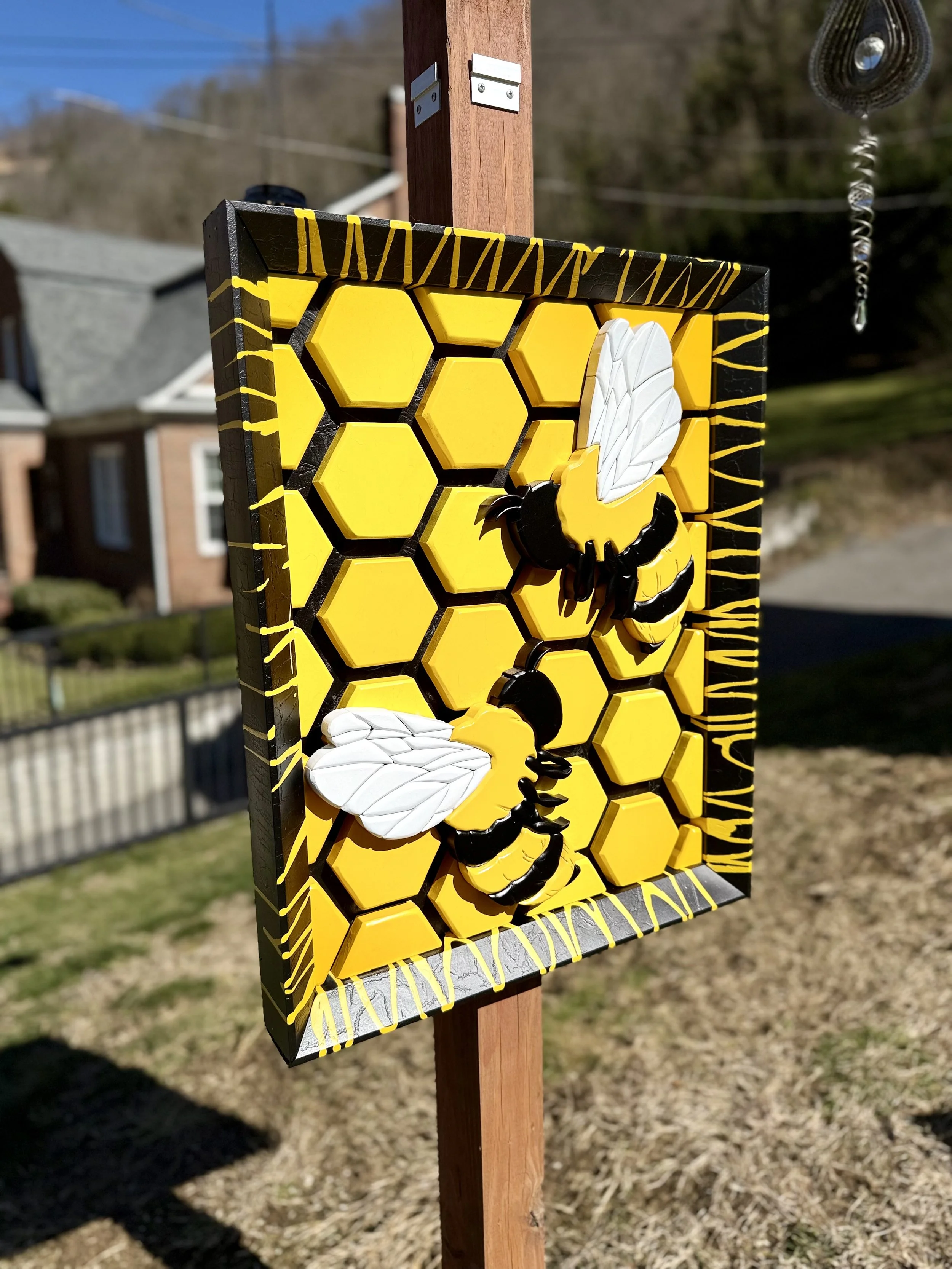 Dreaming of Spring: Honeybee Wall Art