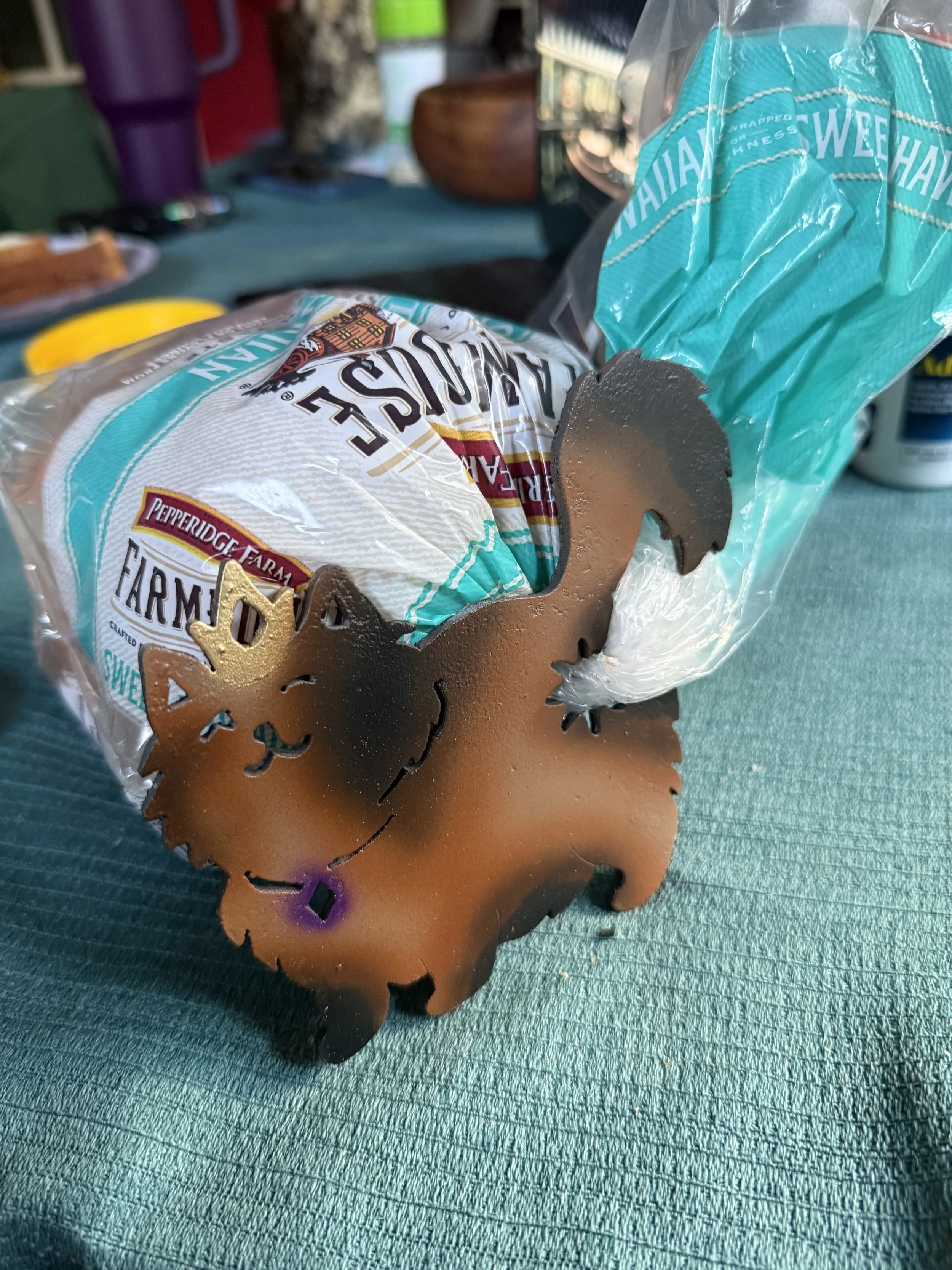 Princess Donut Bread Tie Tortoiseshell Pattern