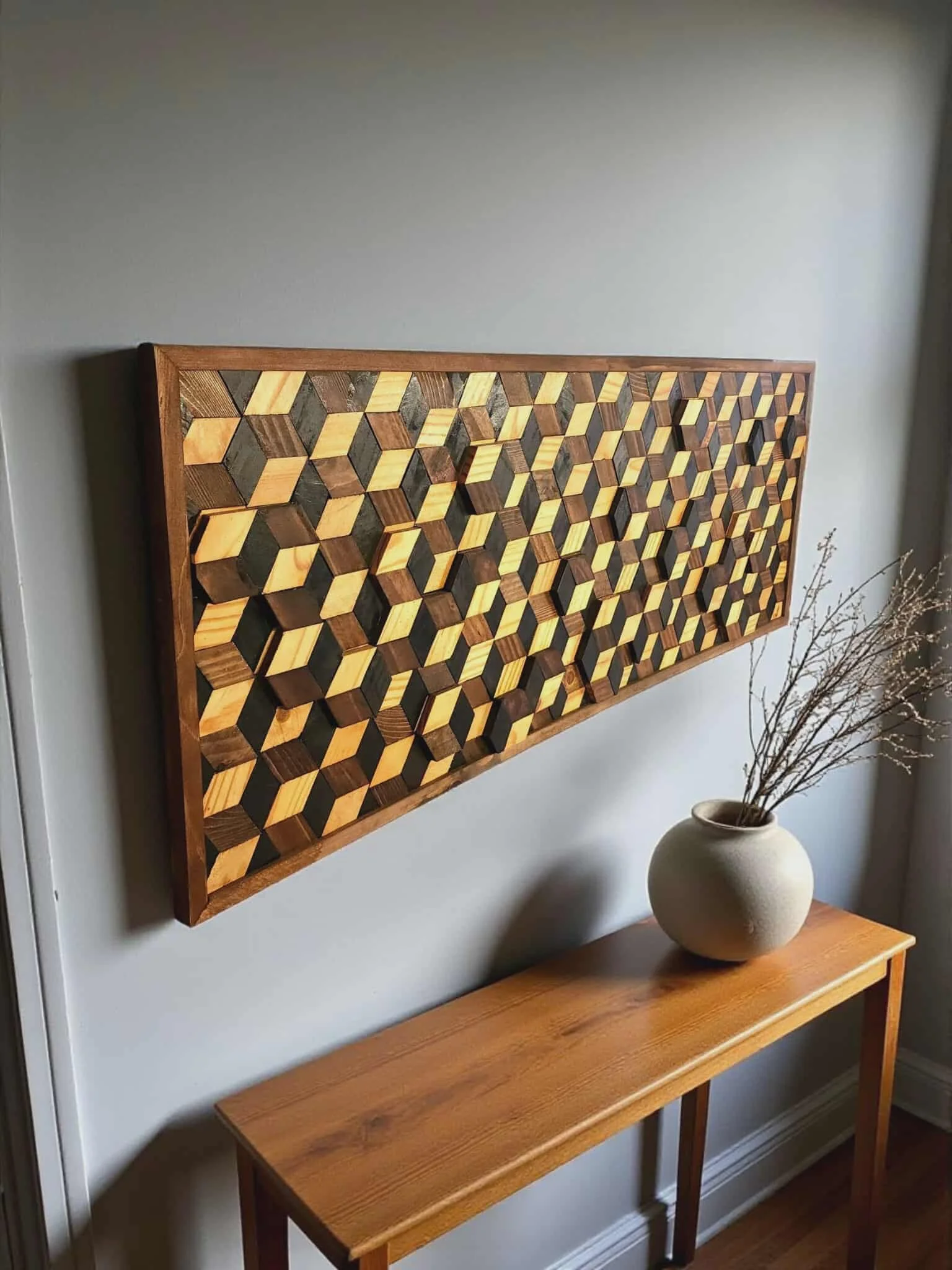 Geometric 3D Wall Art - Large