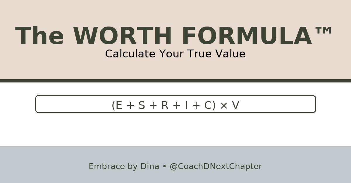 The Black Woman WORTH FORMULA™: Reclaiming the Financial Value of Your Brilliance