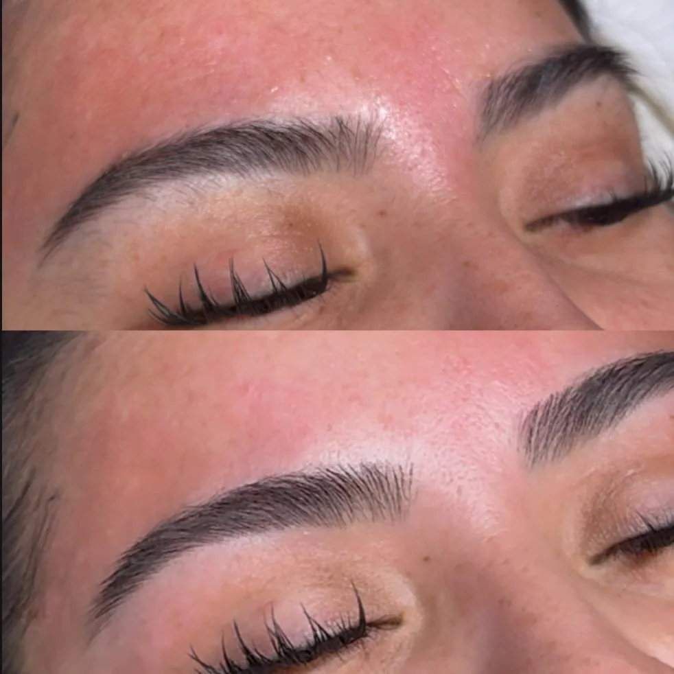 Effortless brows styled with @browdownstudios brow naturale lamination to go, a staple in my treatment room &amp; personal routine 🤌🏼

#browdown #browwax #browartist #redlands #yucaipa #riverside #
