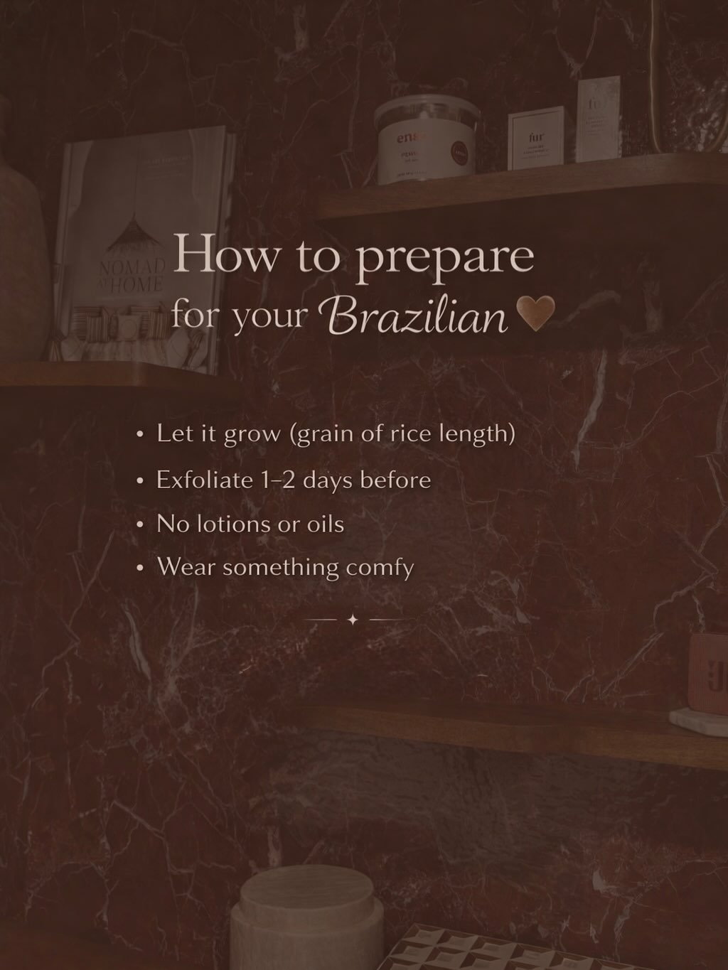 Ready for your first Brazilian? Schedule your appt at SelahJuneAesthetics.com 🫶🏼 

New clients get special pricing 😉