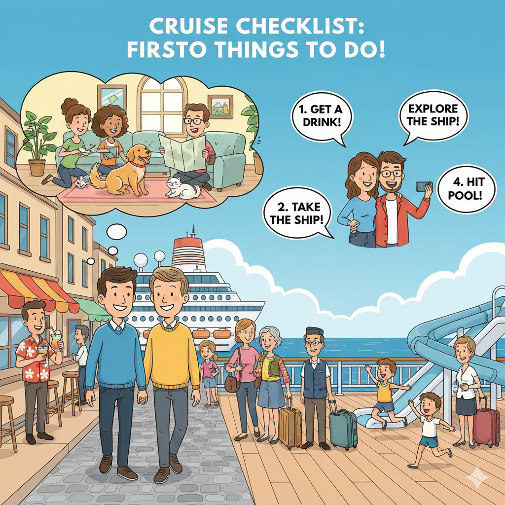 First Things to Do When Boarding a Cruise Ship: Your Guide to a Smooth Sail Away