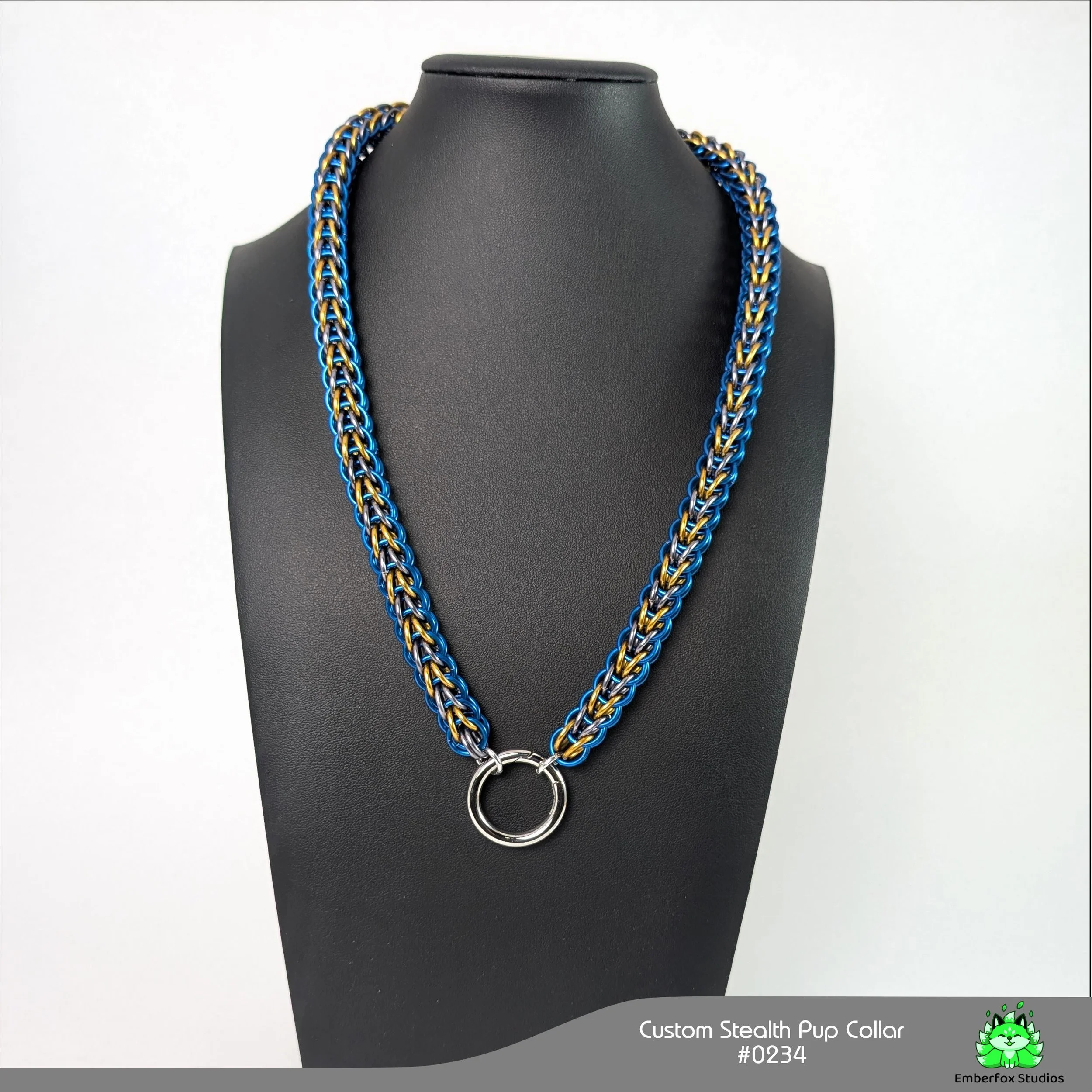 #0234 - Blue, Yellow, Gray - 22"