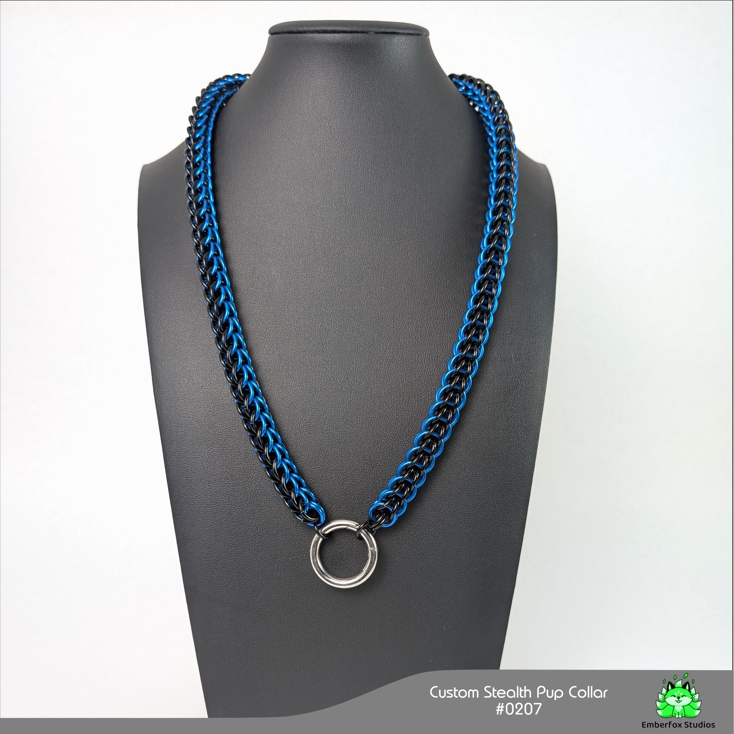 #0207 - Blue, Gloss Black - 23"