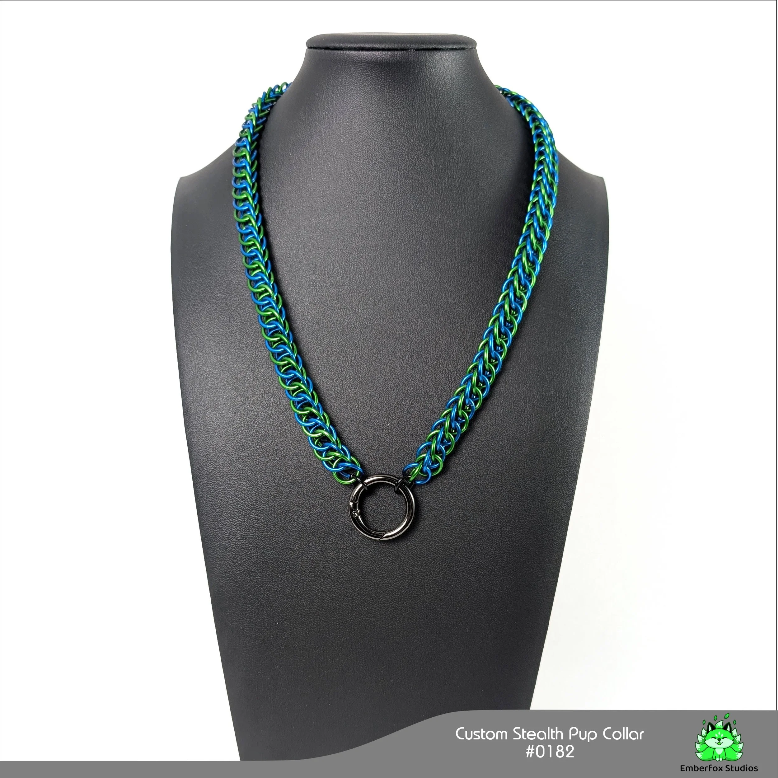 #0182 - Half-Persian - Kelly Green, Blue