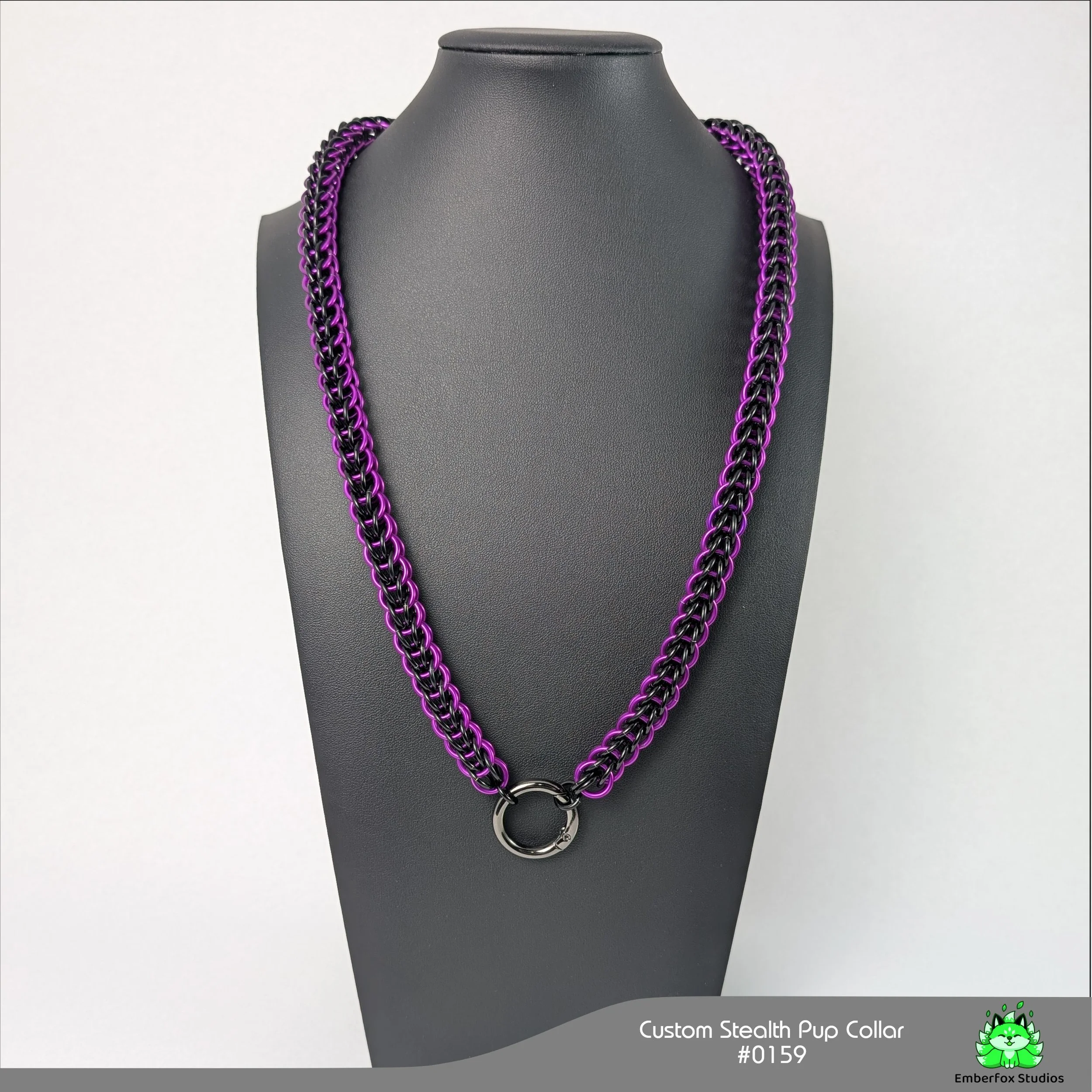 #0159 - Purple, Gloss Black - 25"