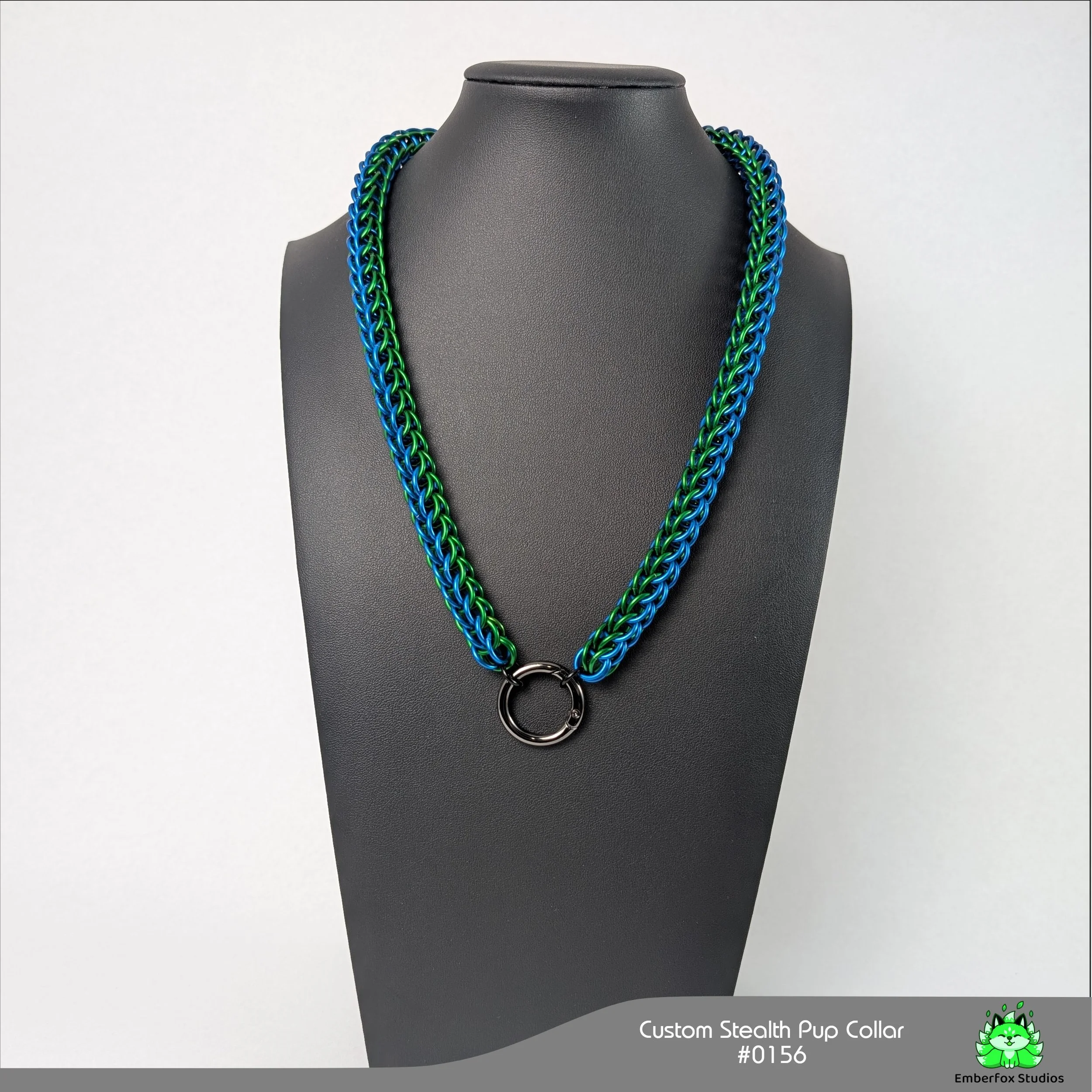 #0156 - Kelly Green, Blue - 21"