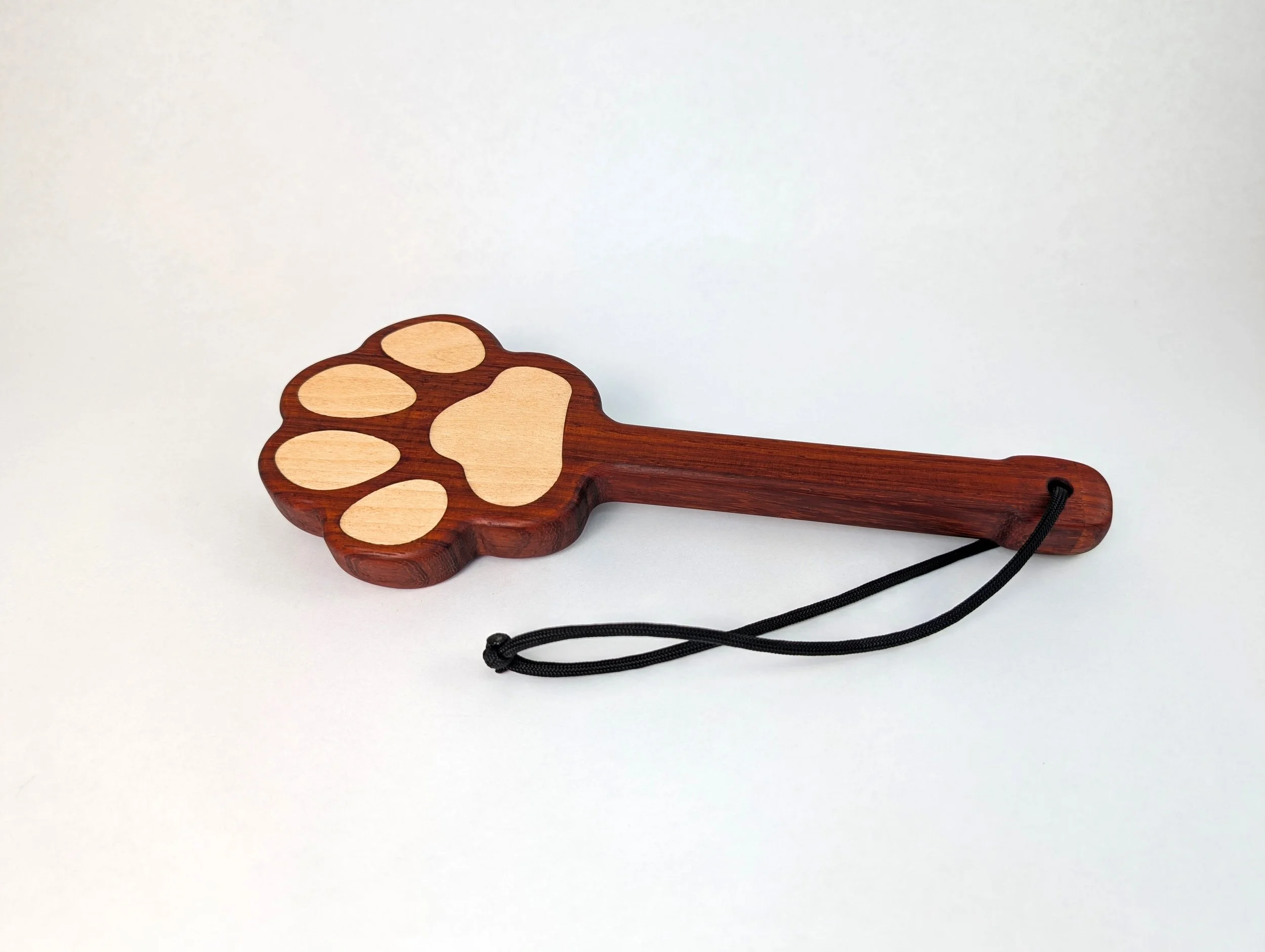 #33 - Padauk paw with flat basswood toe beans