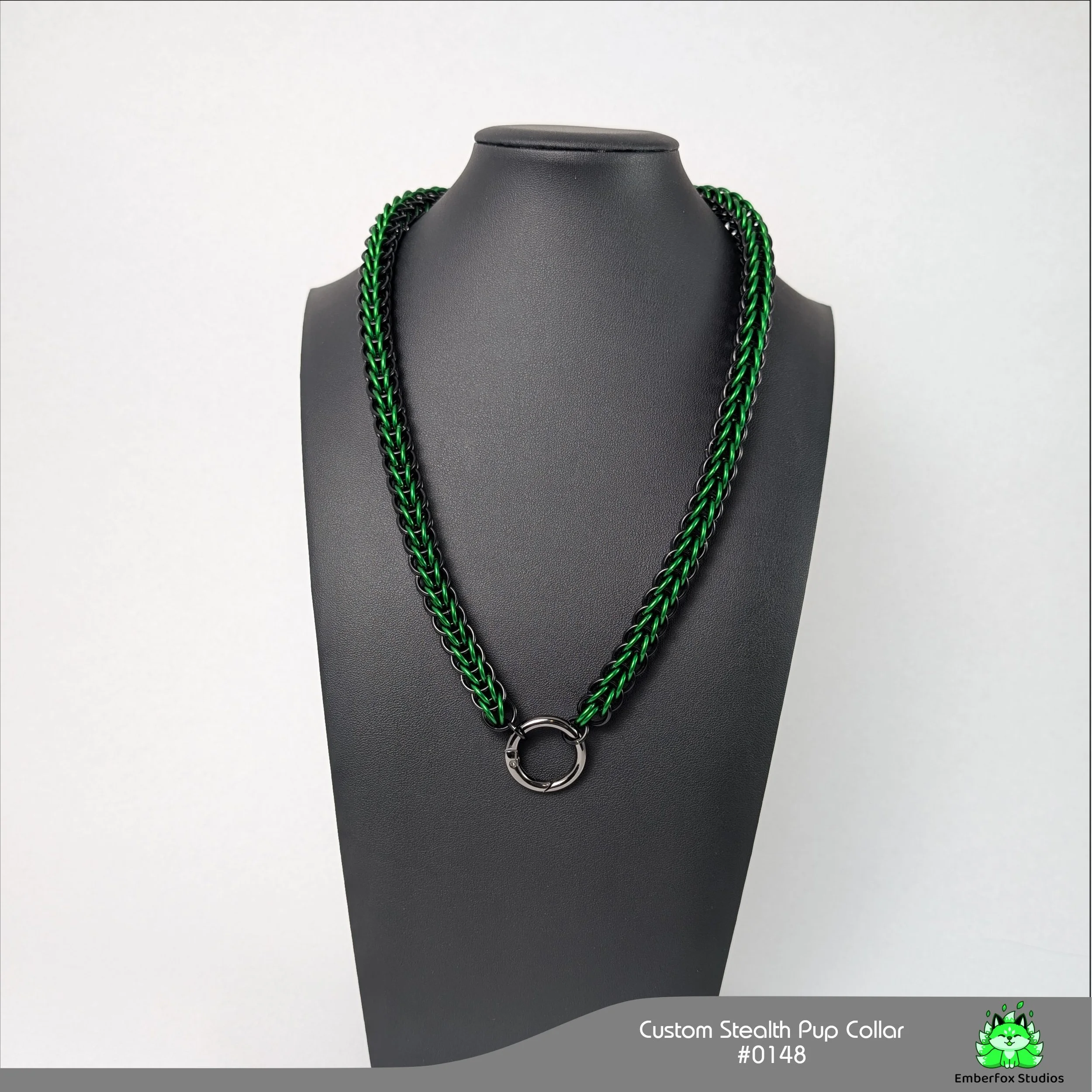 #0148 - Kelly Green, Gloss Black - 22"