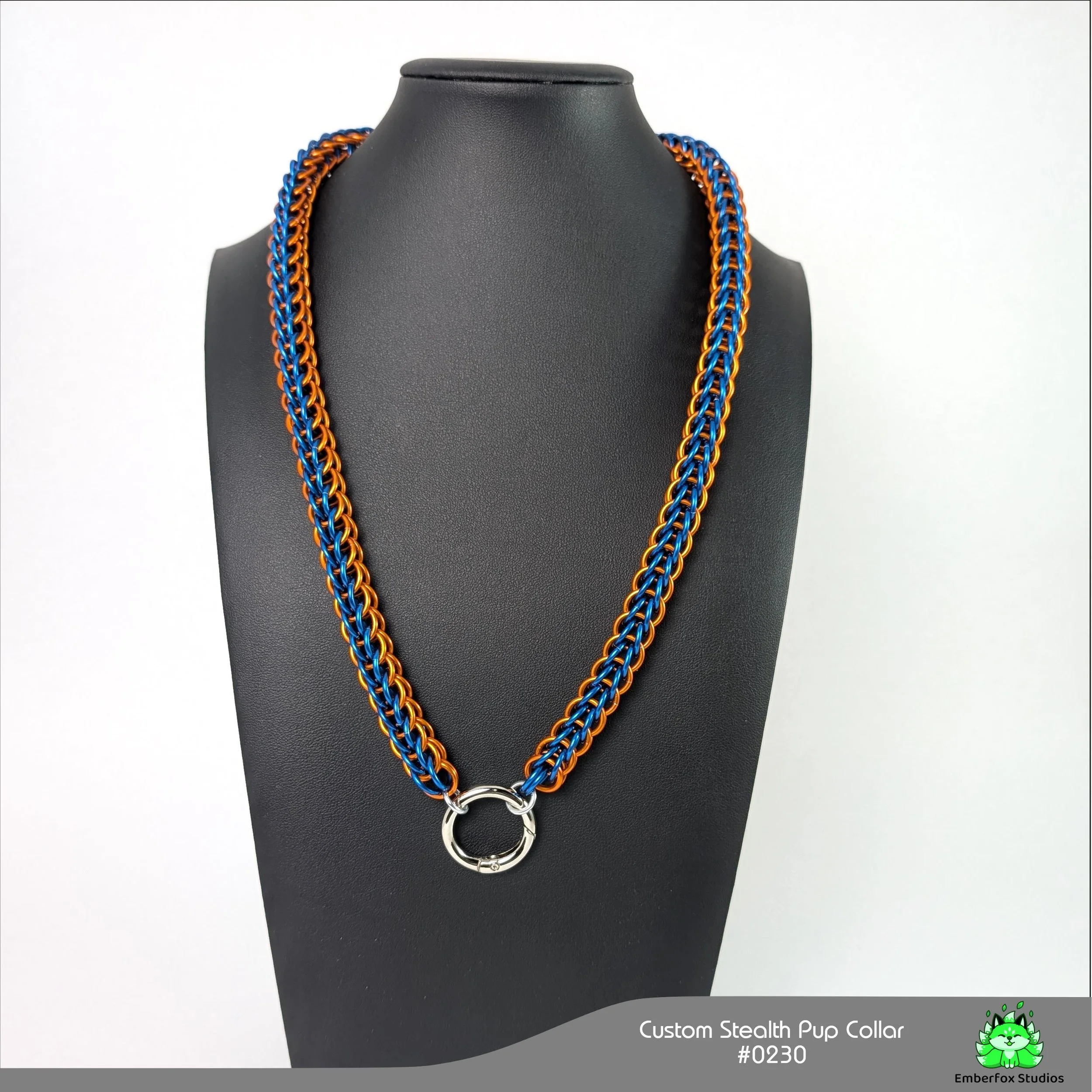 #0230 - Orange, Blue - 23"