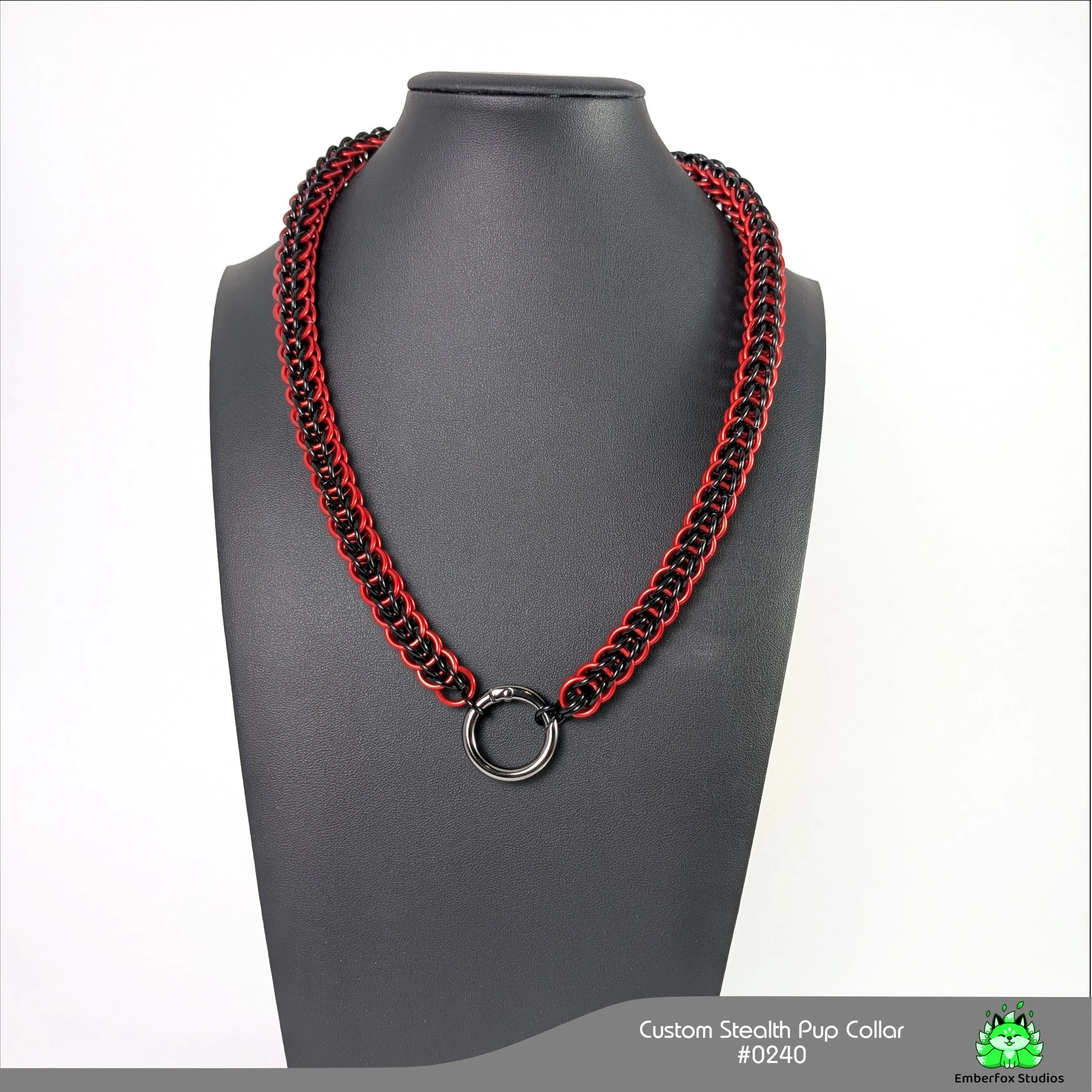 #0240 - Red, Gloss Black - 21"