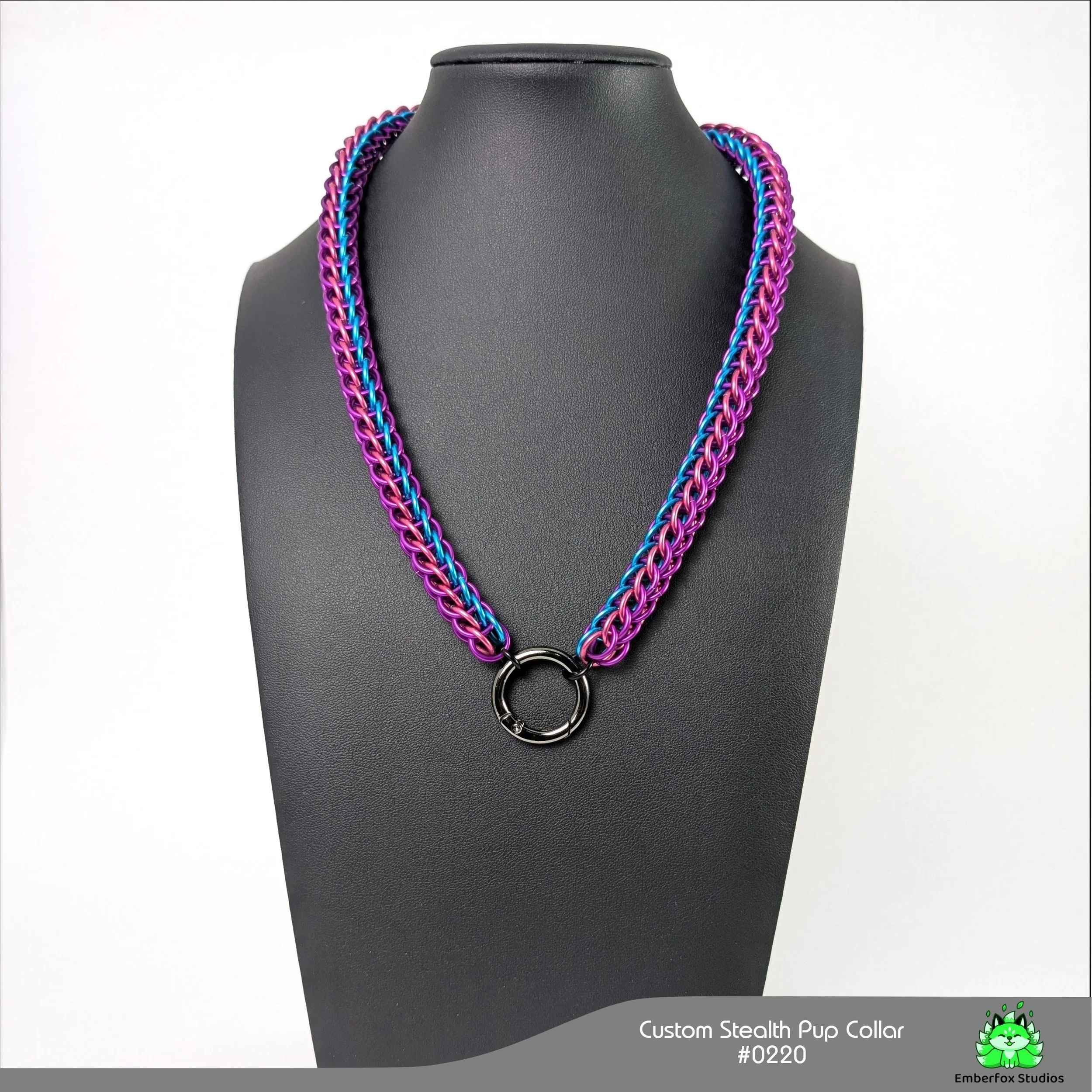 #0220 - Turquoise, Purple, Pink - 20"