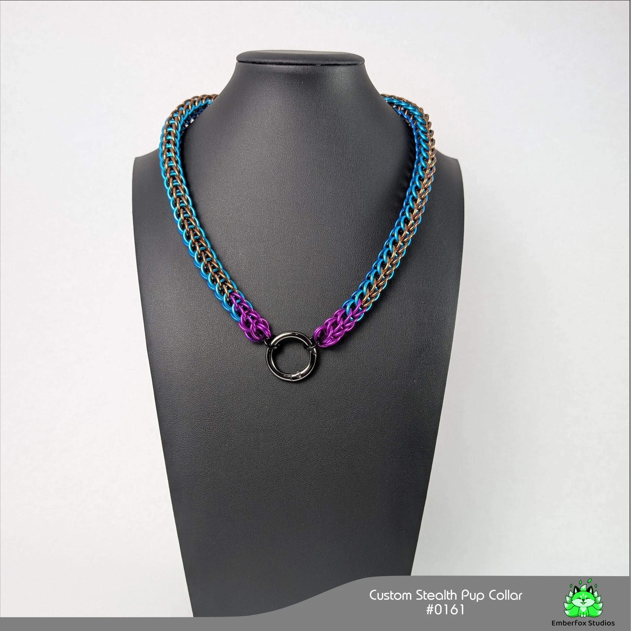 #0161 - Purple, Yellow, Turquoise - 19"