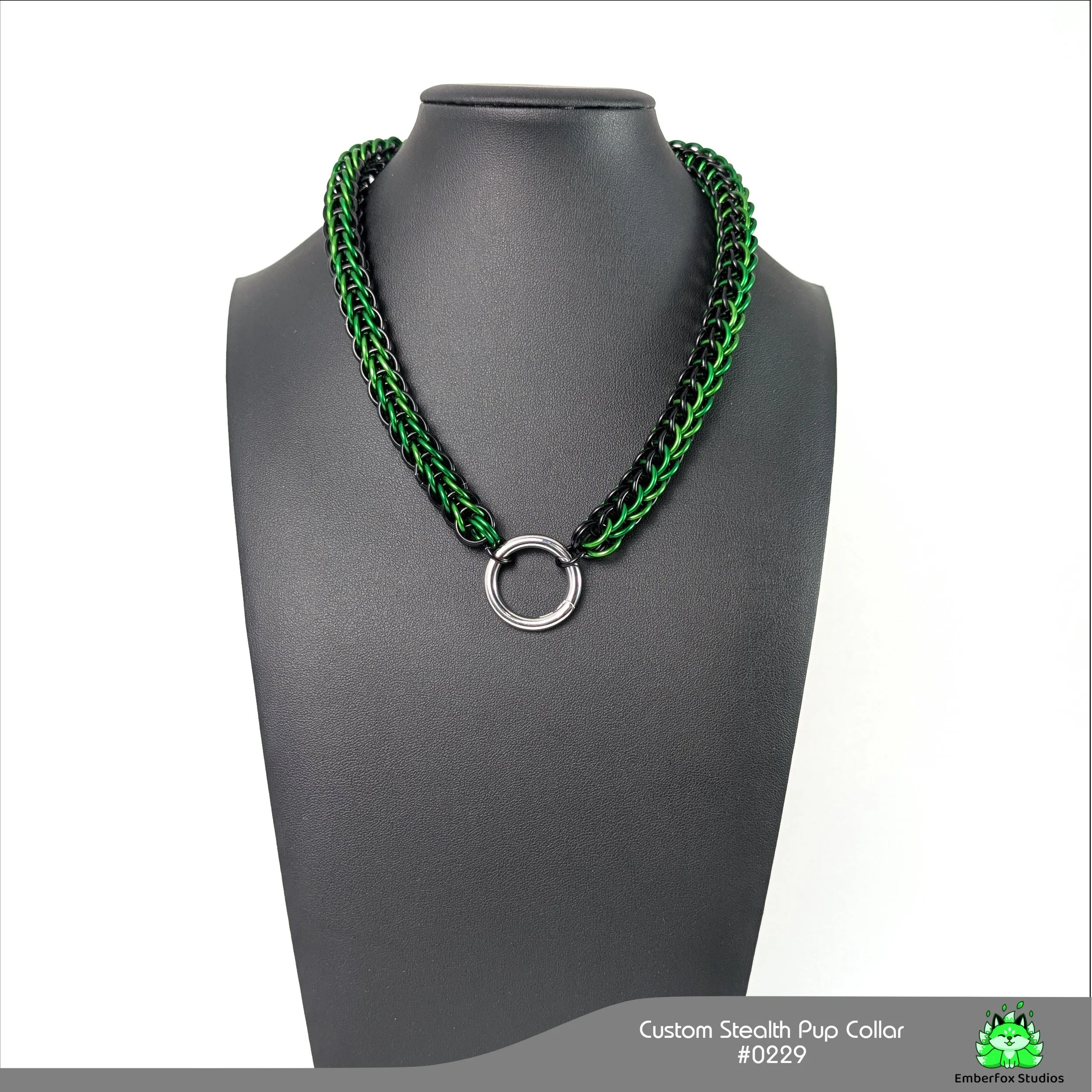 #0229 - Green, Black - 17"