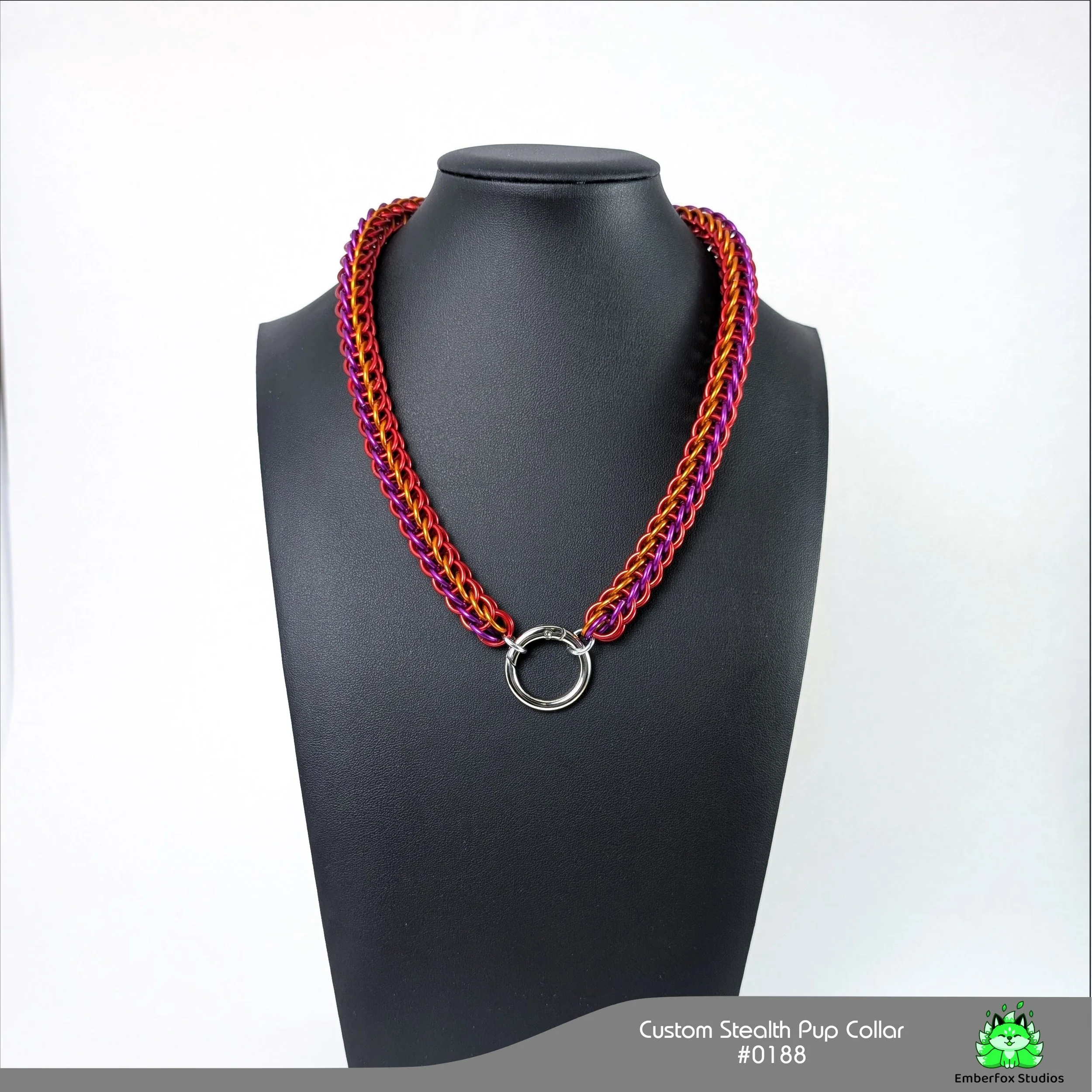 #0188 - Red, Orange, Blue, Purple - 18"