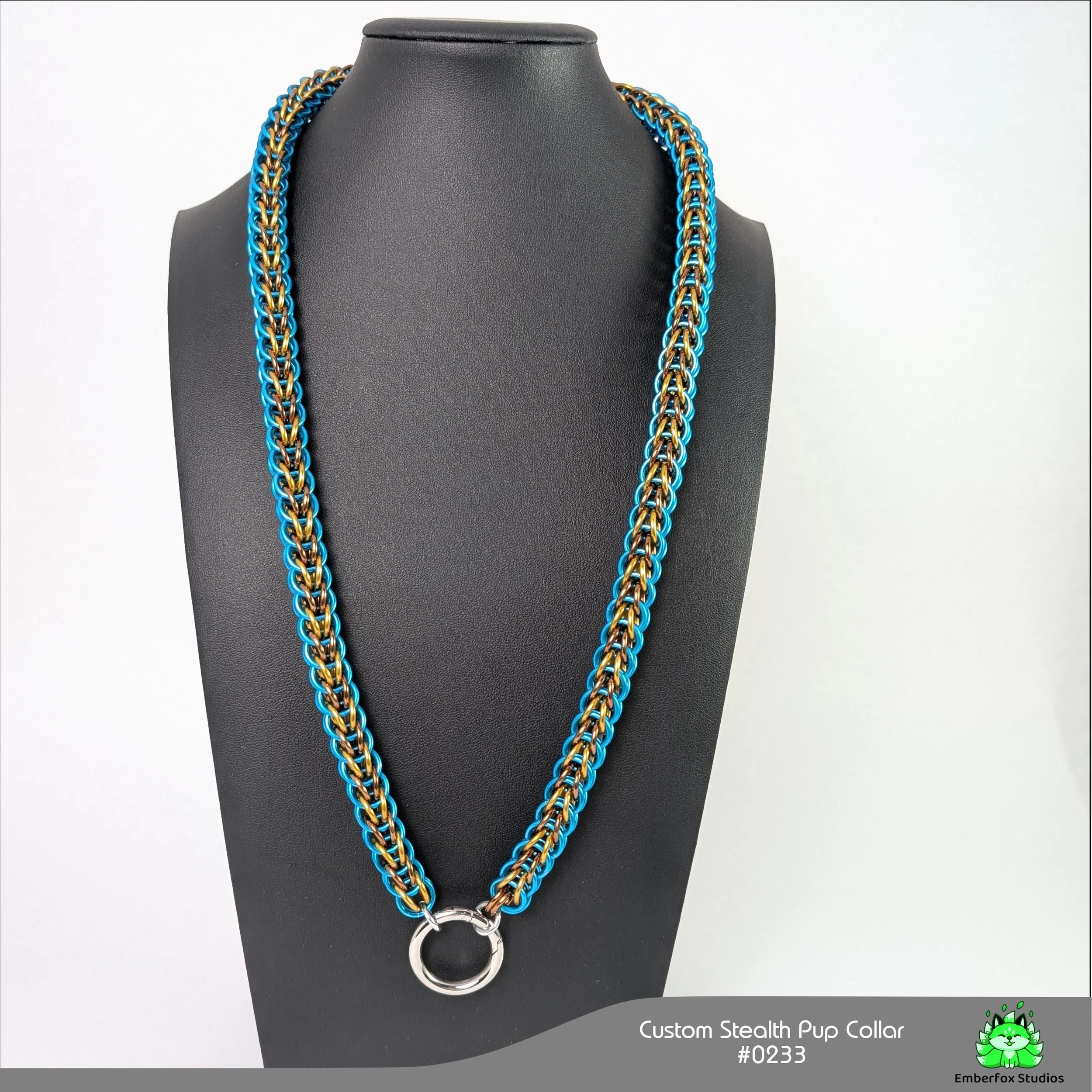#0233 - Turquoise, Yellow, Brown - 26"