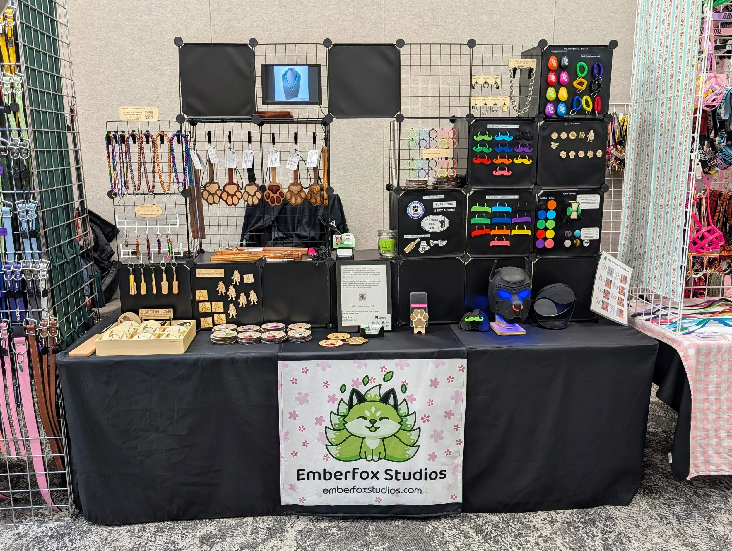 Fursquared 2026 Booth Setup
