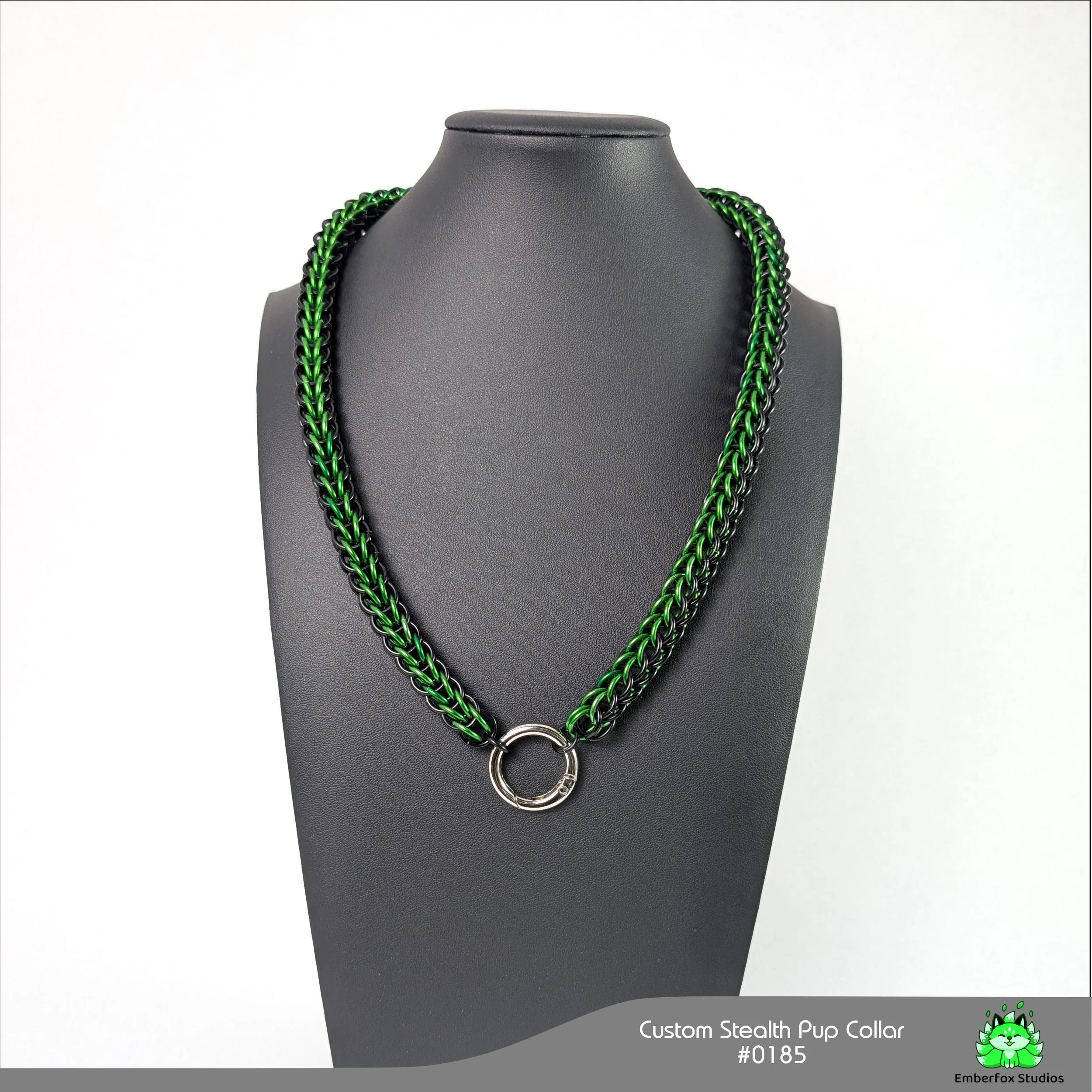 #0185 - Kelly Green, Gloss Black - 22"