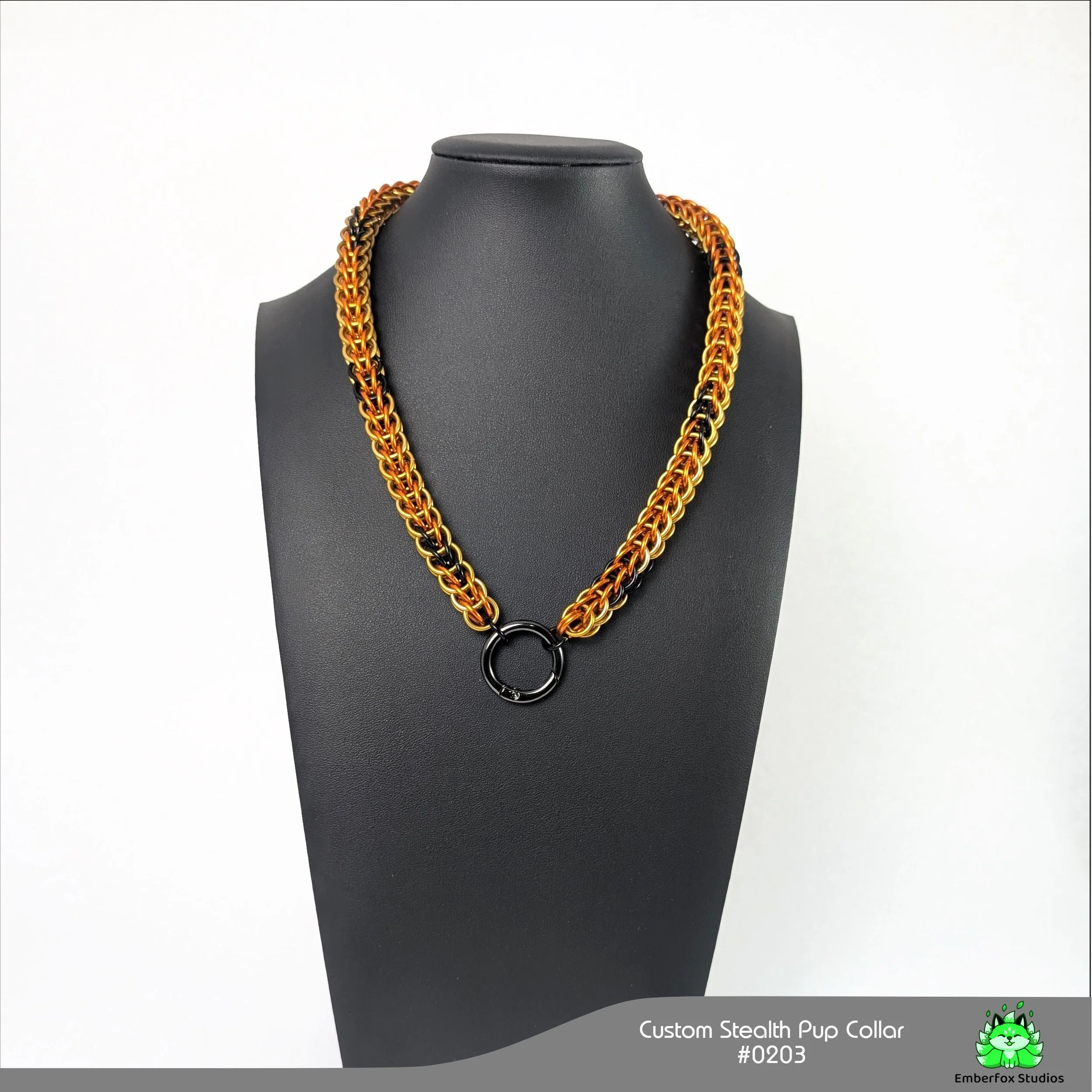 #0203 - Yellow, Orange, Gloss Black - 19"