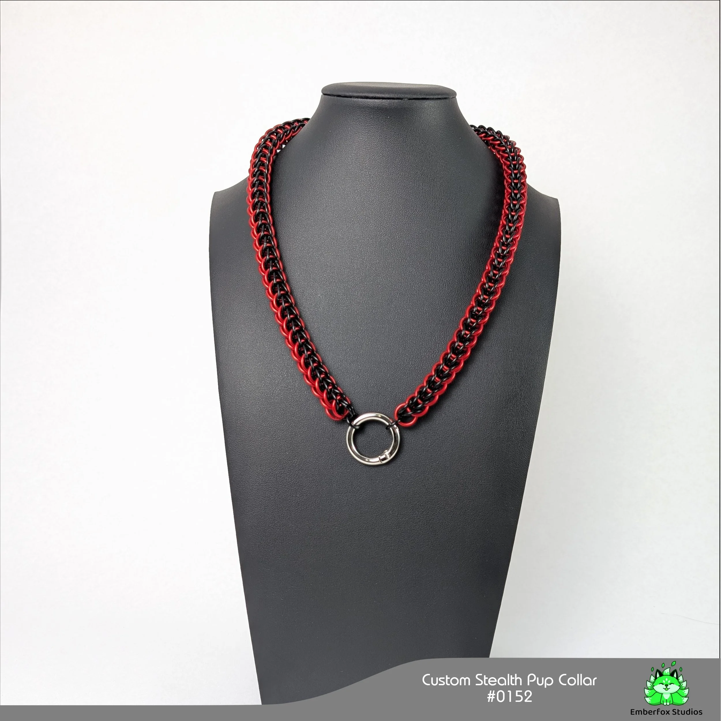 #0152 - Red, Gloss Black - 20"