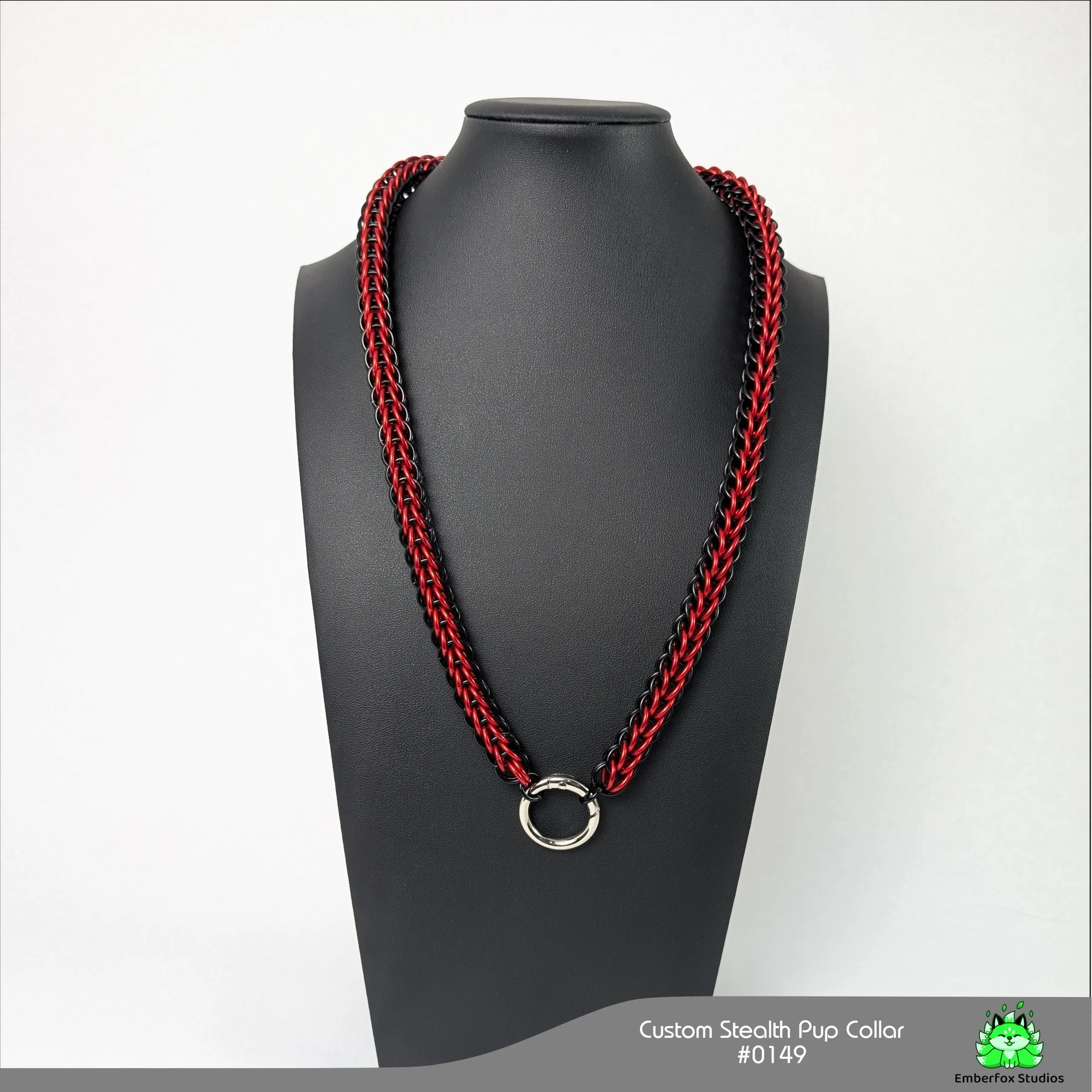 #0149 - Red, Gloss Black - 24"