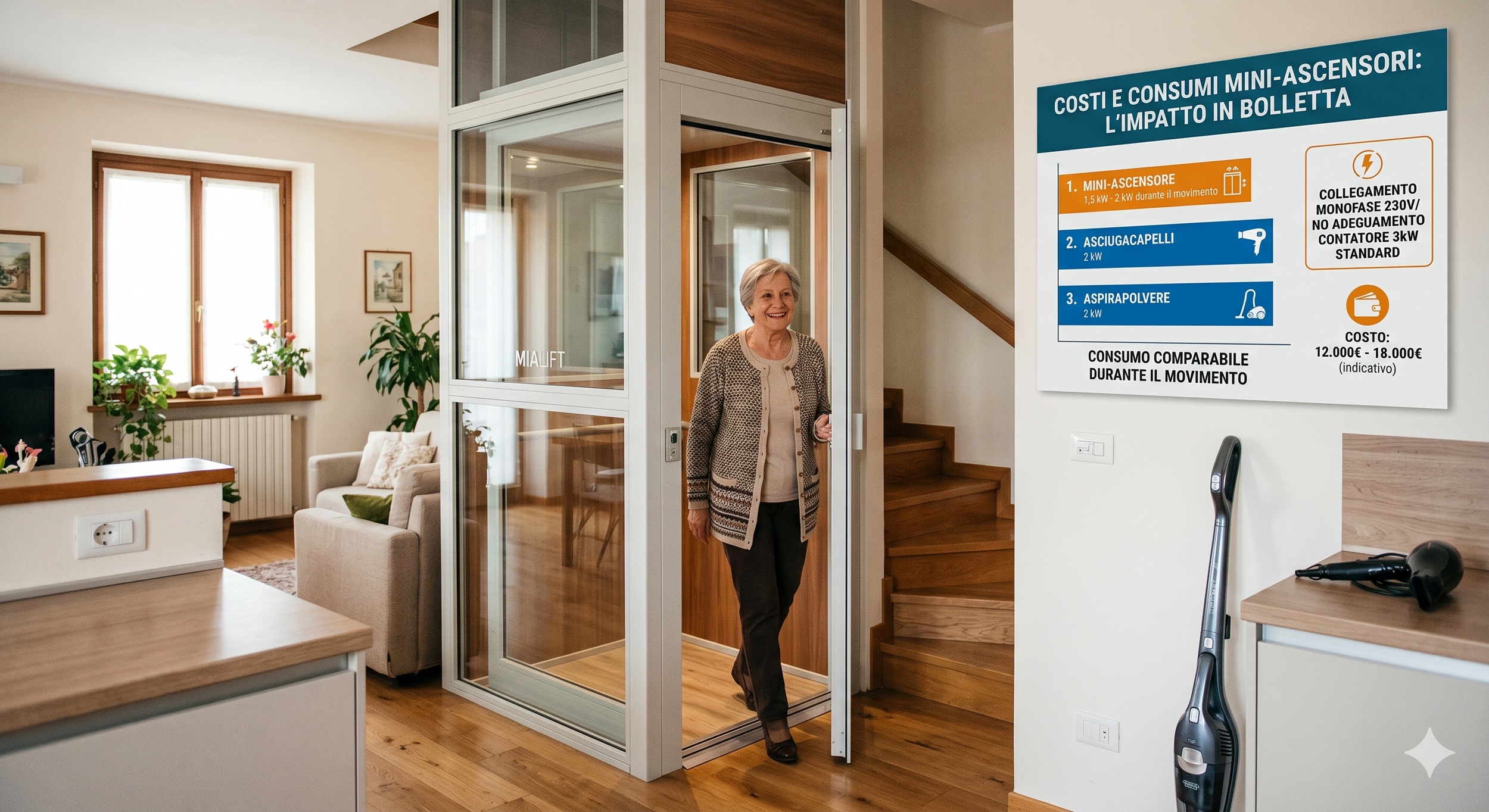 Costi e Consumi dei Mini-Ascensori: Quanto Impattano sulla Bolletta?