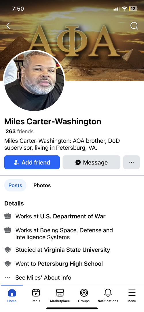 Evidence 1 for Miles Carter-Washington