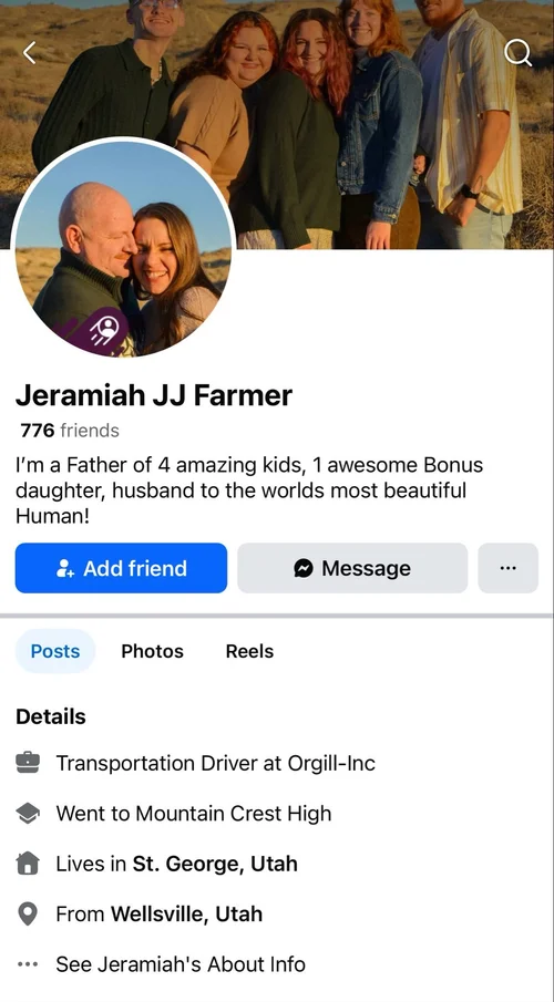 Evidence 3 for Jeremiah Farmer
