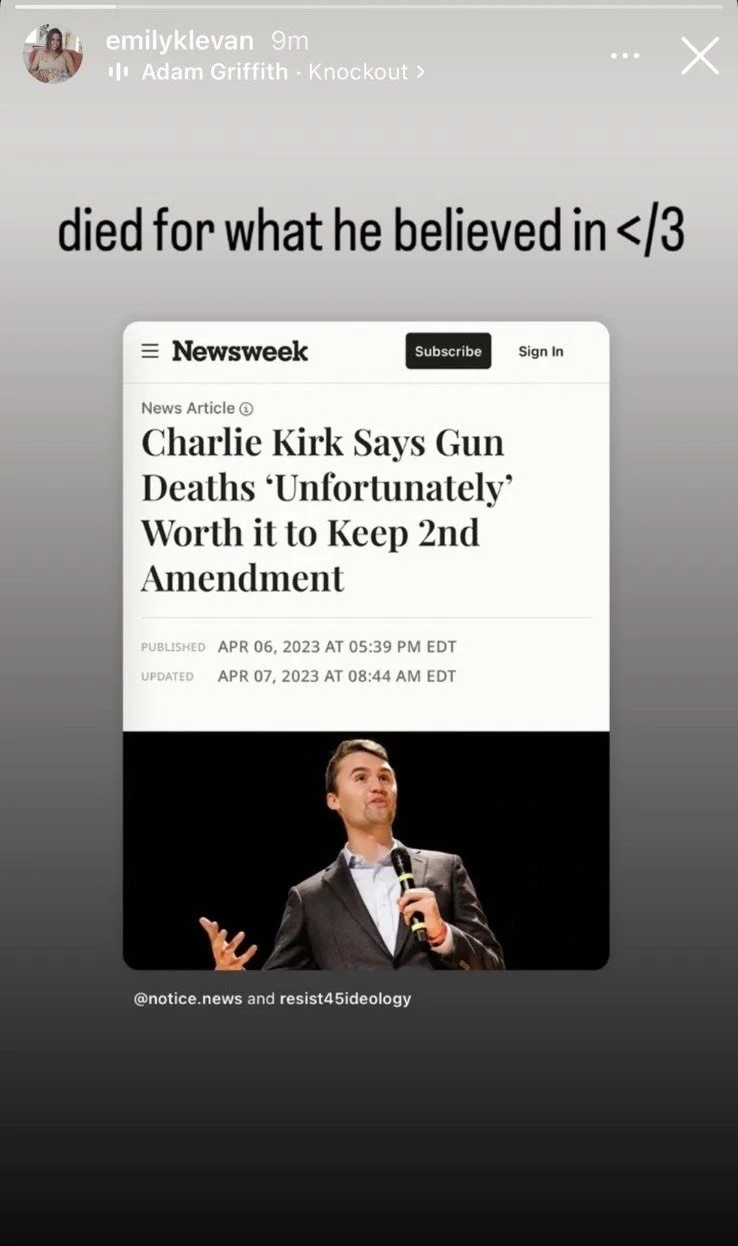 Evidence 2 for Emily Klevan