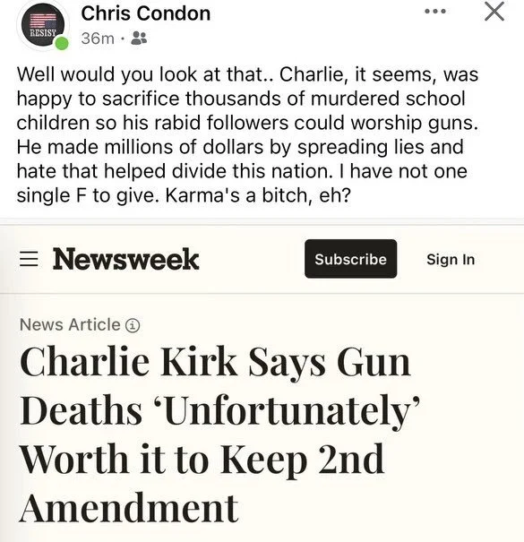 Evidence 2 for Christopher Condon