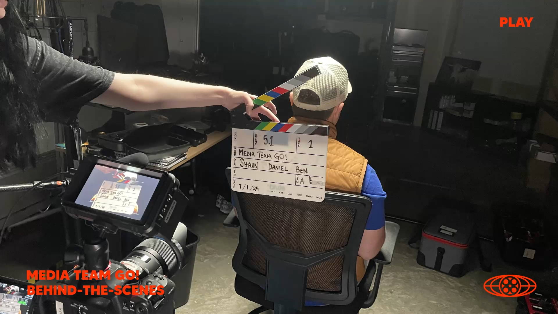 LIGHTS. CAMERA. PANIC!