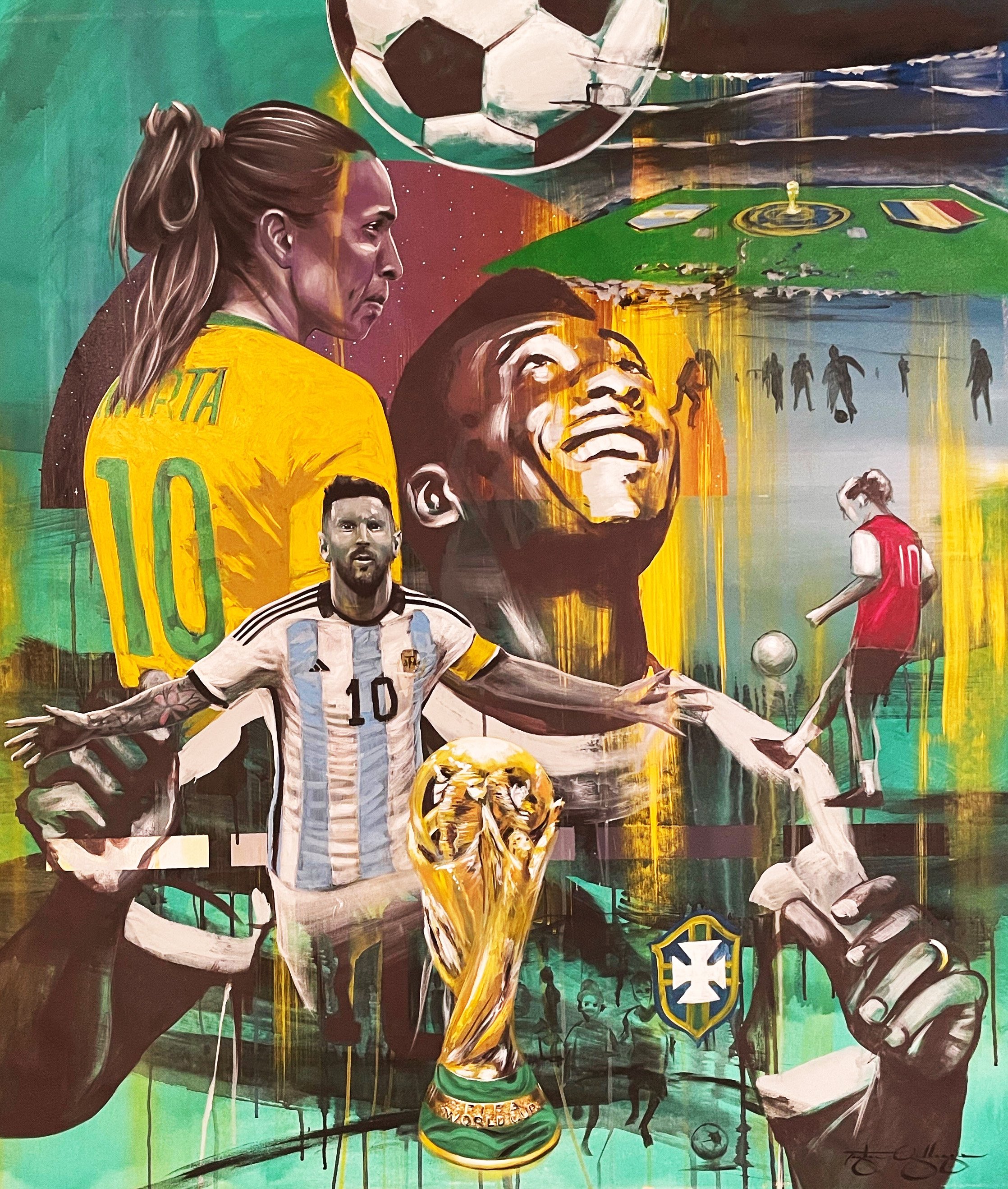 world cup, soccer, messi, pele, marta