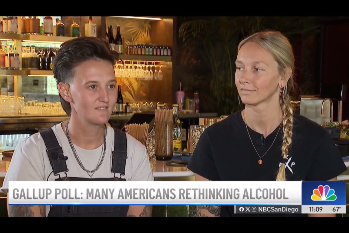 NBC rise of alcohol free bars San Diego California