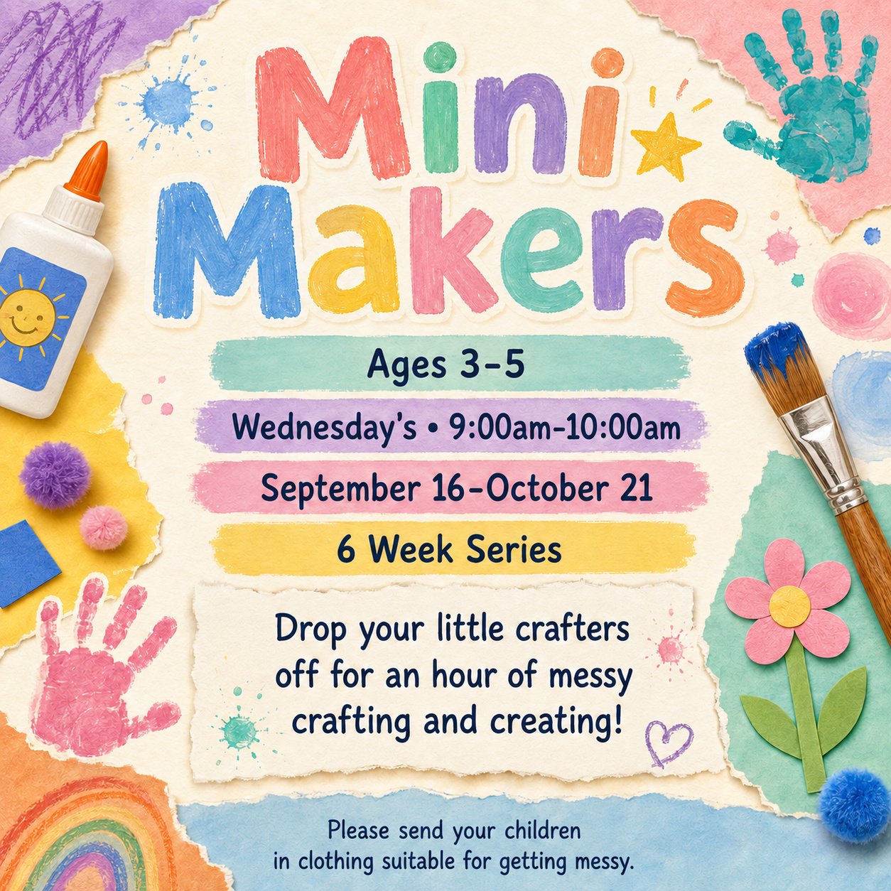 Mini Makers Ages 3-5