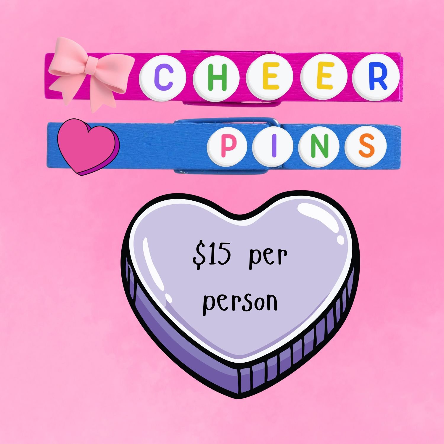 Cheer Pins!