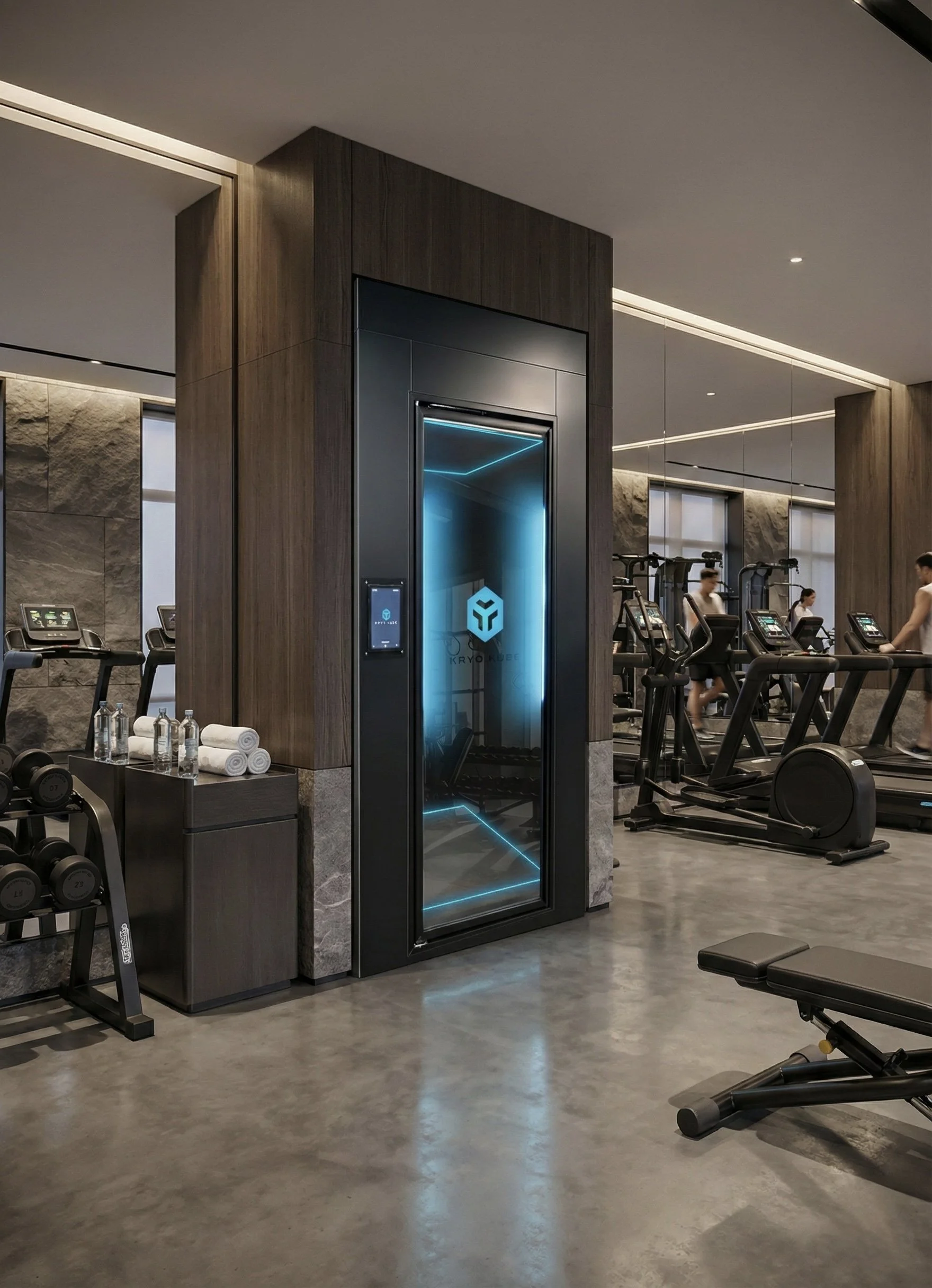 Kryo Kube EKO placed in gym and recovery centre