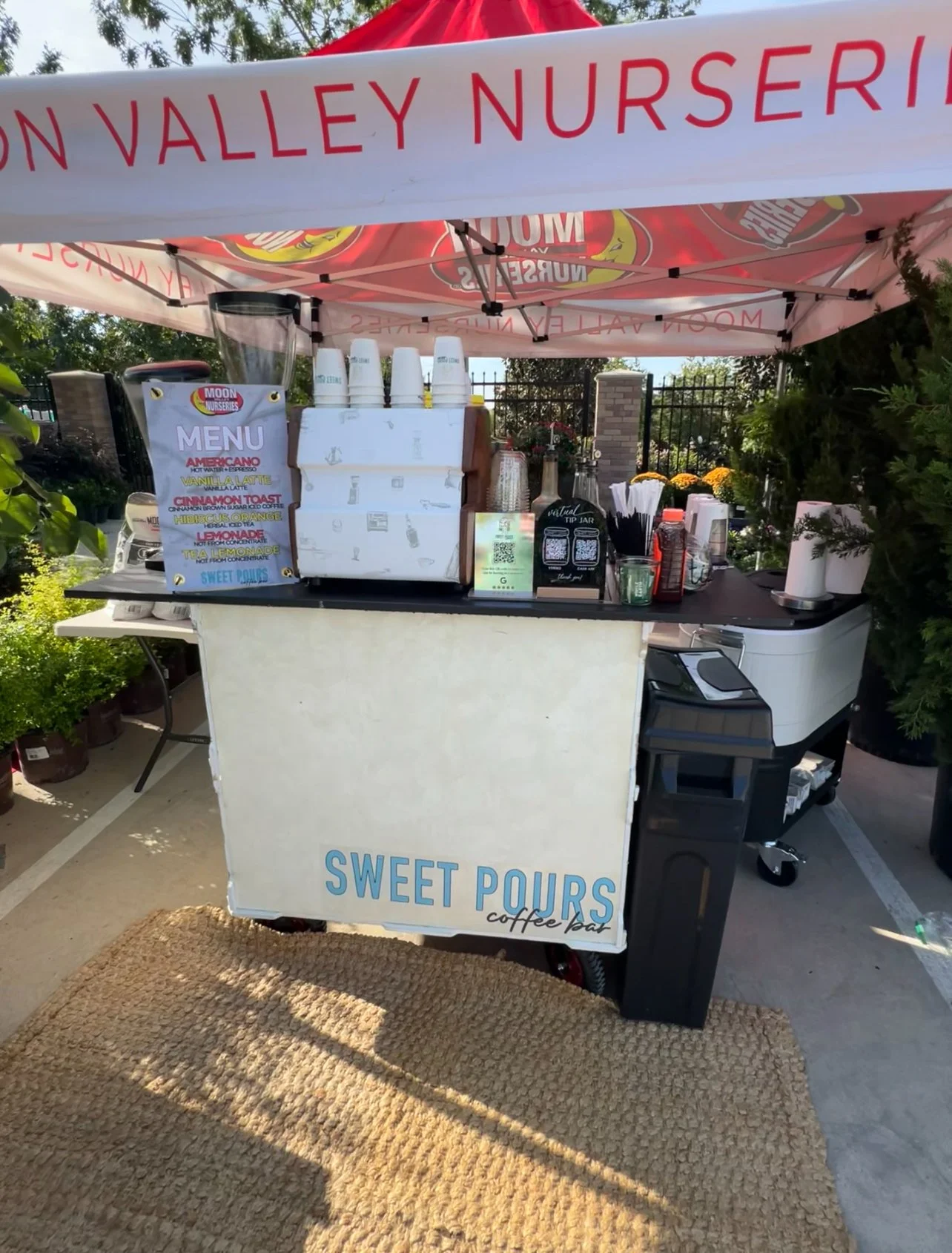 mobile coffee cart brand activation