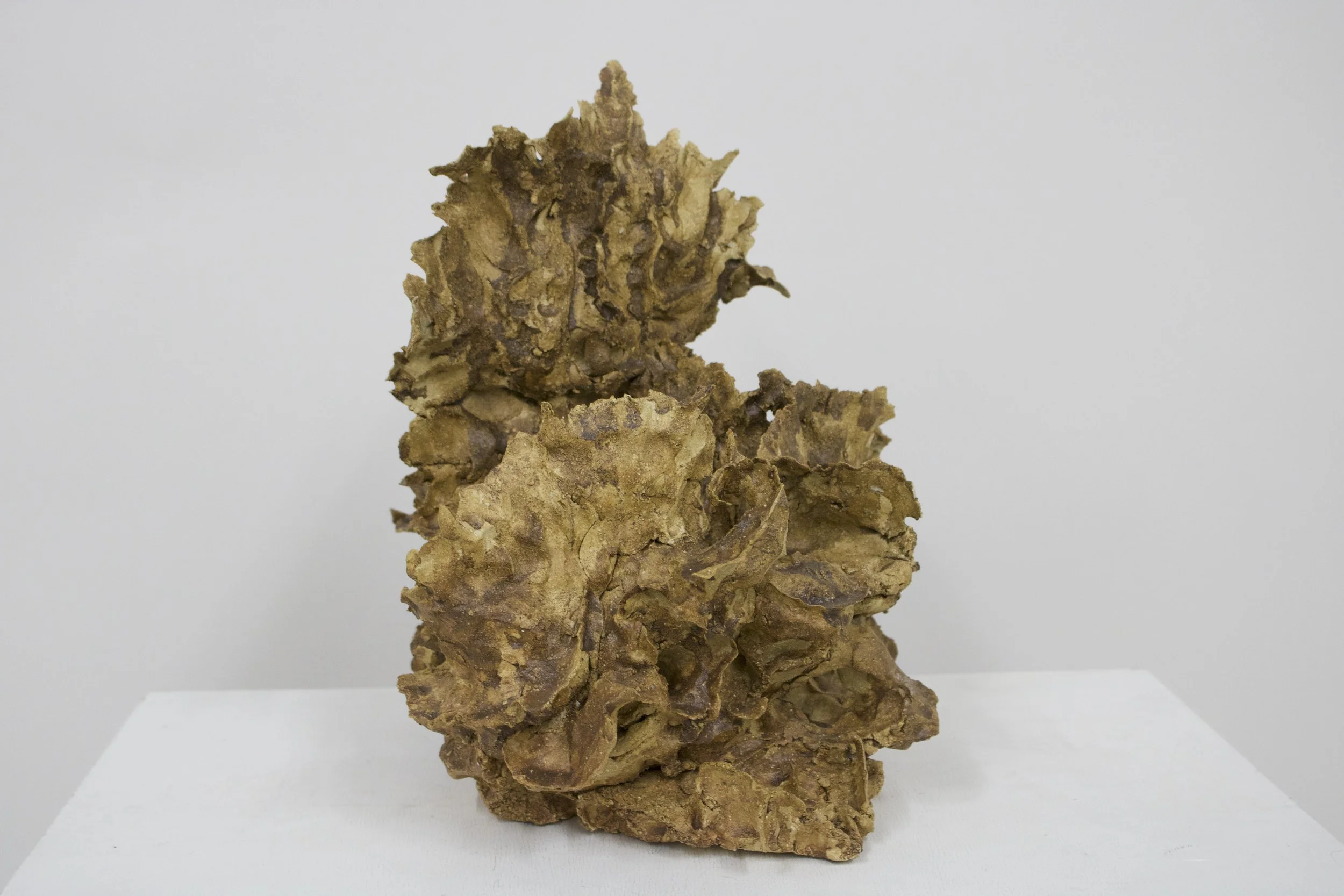 Emotional Landscape 1
(2025) - Detail
- Stoneware, glazed with found Chicago clay - 
15” x 13” x 15”