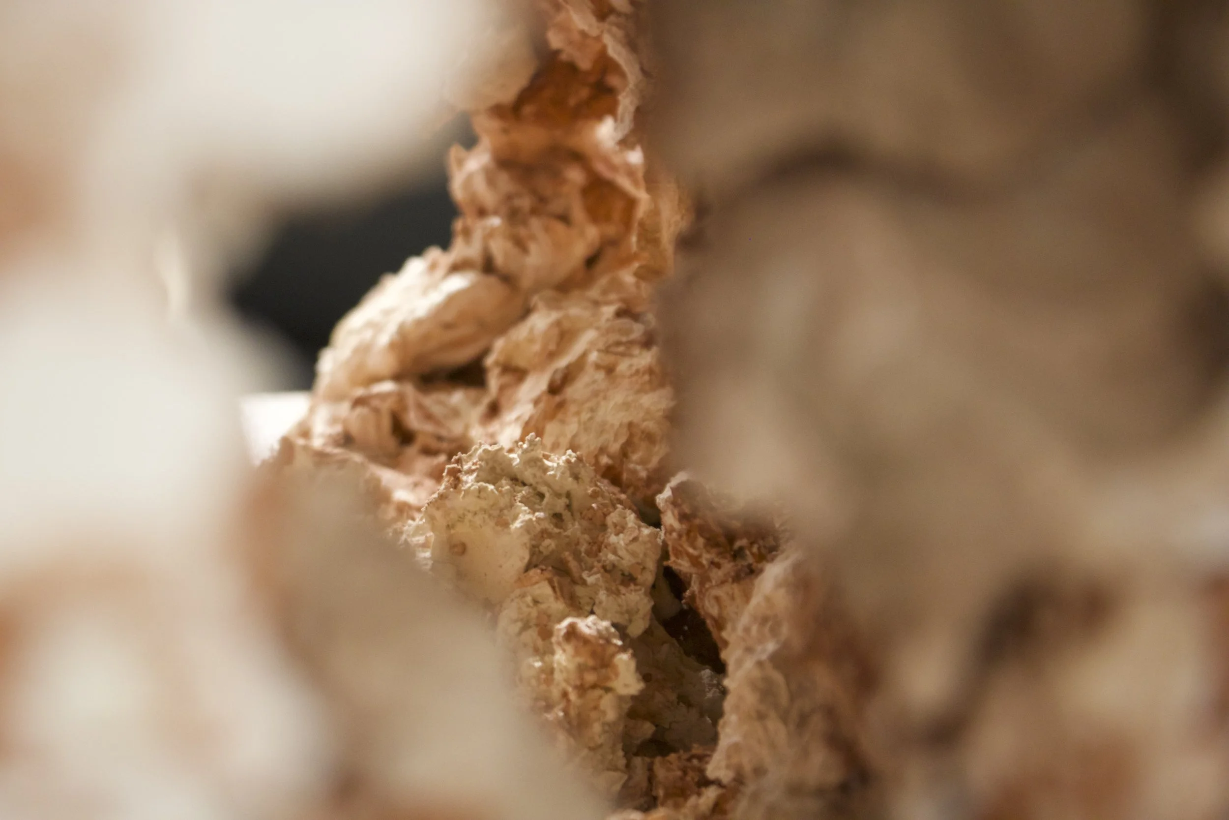 Exploring Cavernous Blocks of Stagnation
(2026)
- Terracotta, Stoneware, and Porcelain - 
18” x 36” x 11”