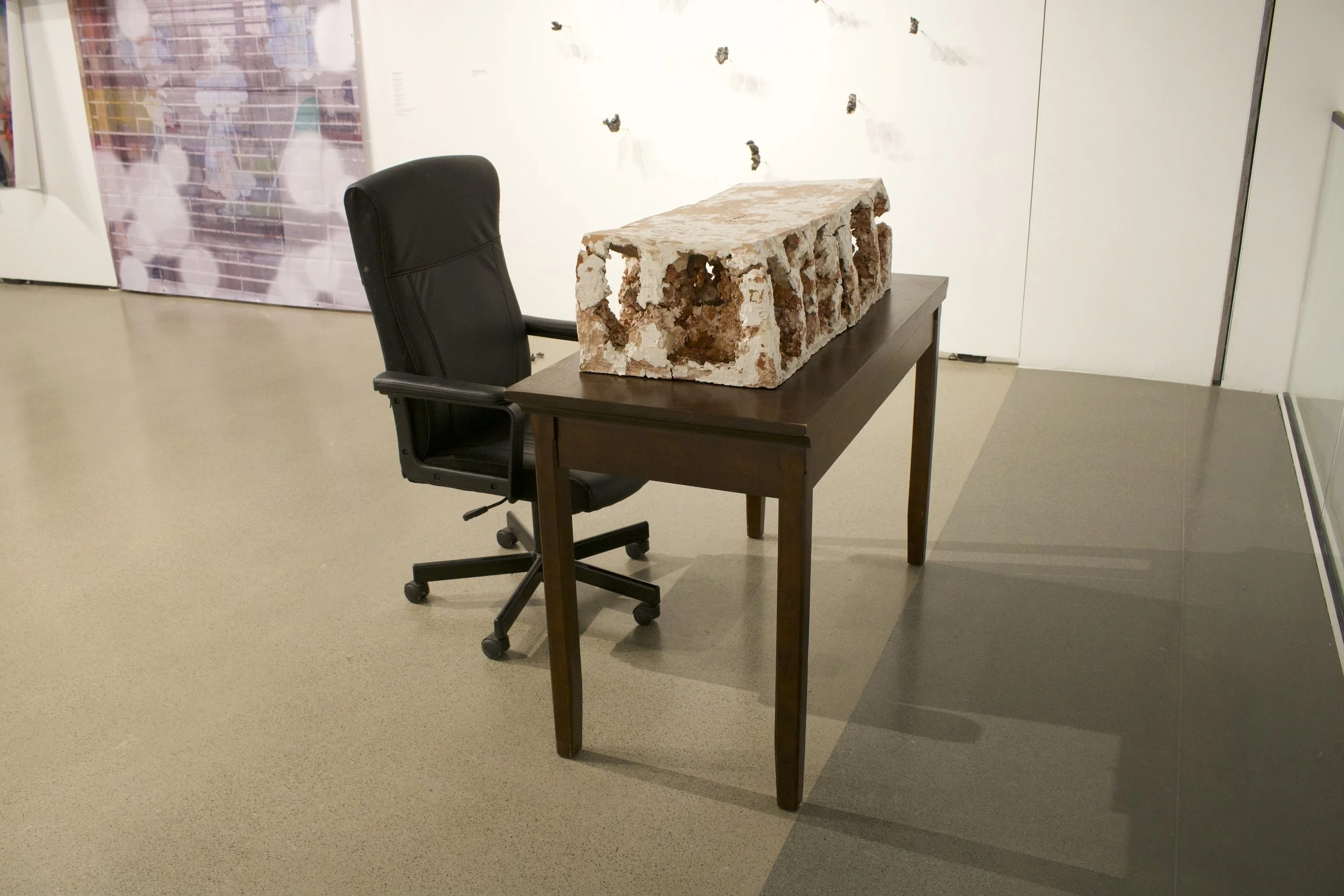Exploring Cavernous Blocks of Stagnation
(2026)
- Terracotta, Stoneware, and Porcelain - 
18” x 36” x 11”