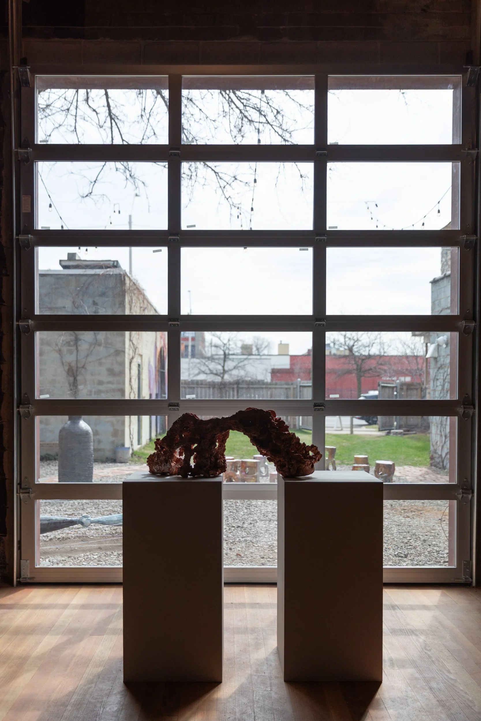 Bridge
(2025)
- Terracotta and Stoneware - 
40” x 13” x 18”